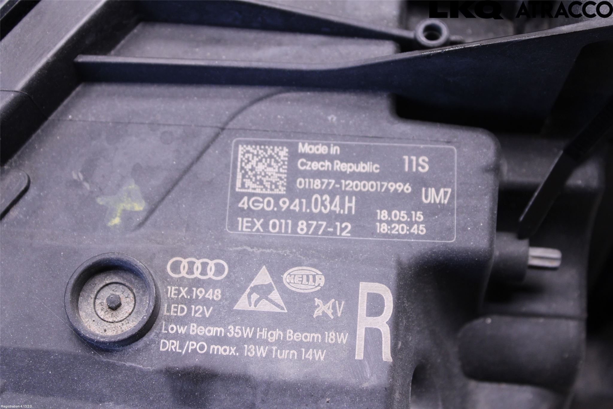 Audi A6/S6 4G 11-18 Strålkastare Höger