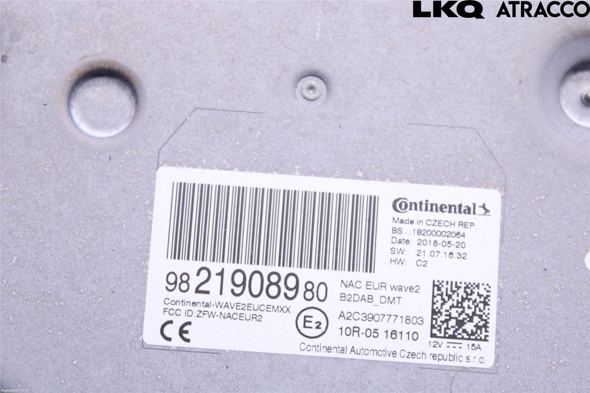 Citroen C4 GRAND PICASSO 14-18 Cd Radio - Multimediapanel