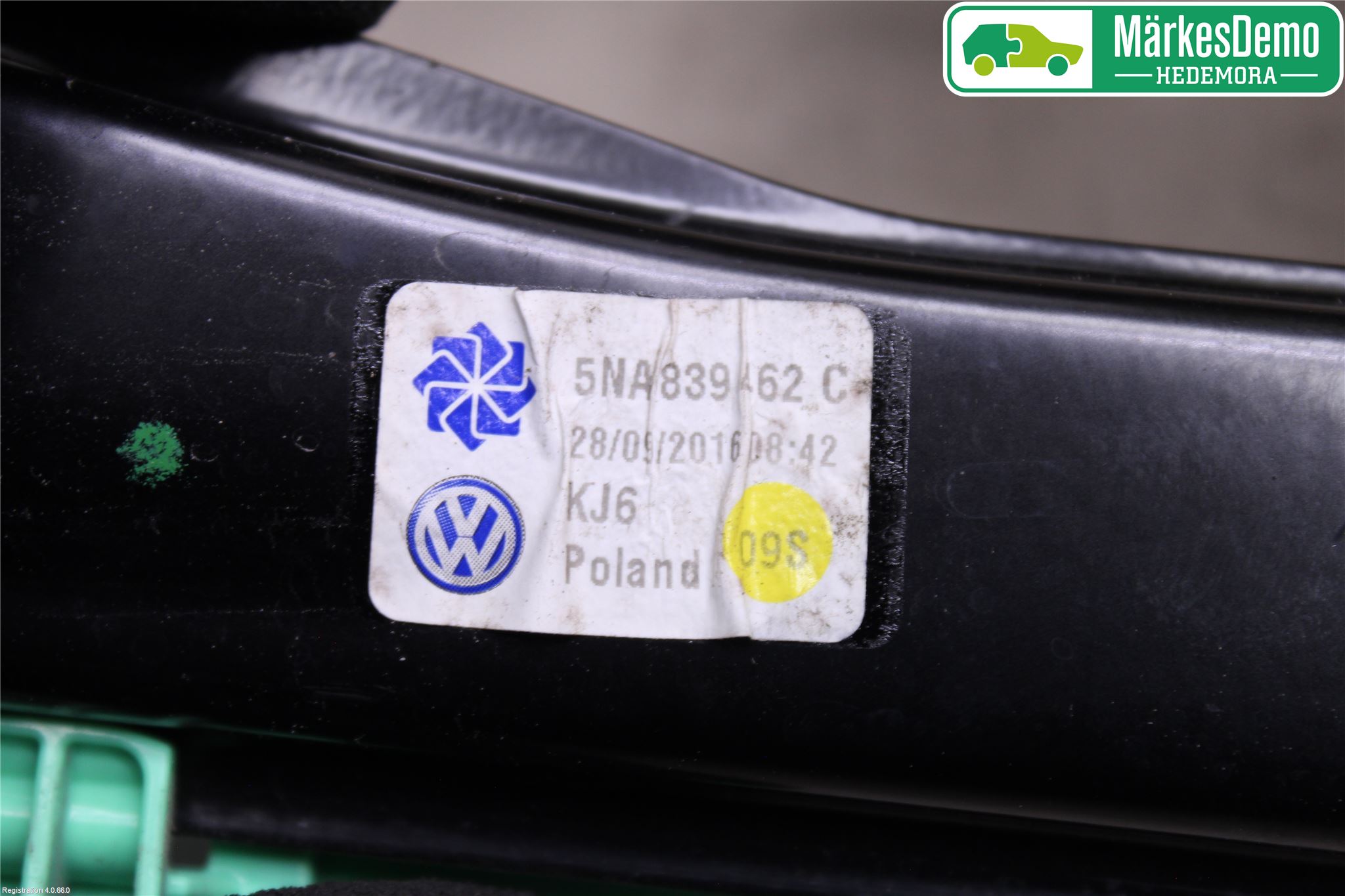 Volkswagen VW TIGUAN 16-24 Fönsterhiss El Kompl