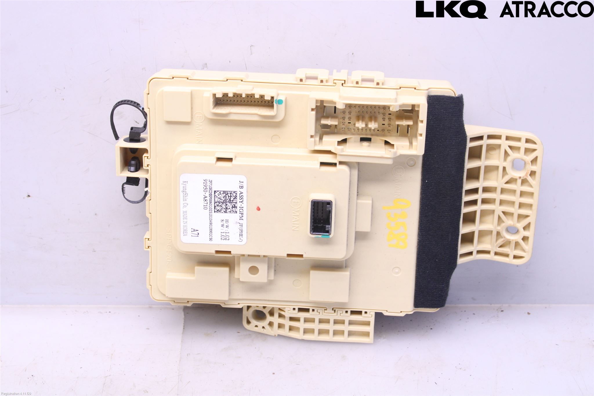 Kia OPTIMA 16-20 Säkringsdosa-Elcentral