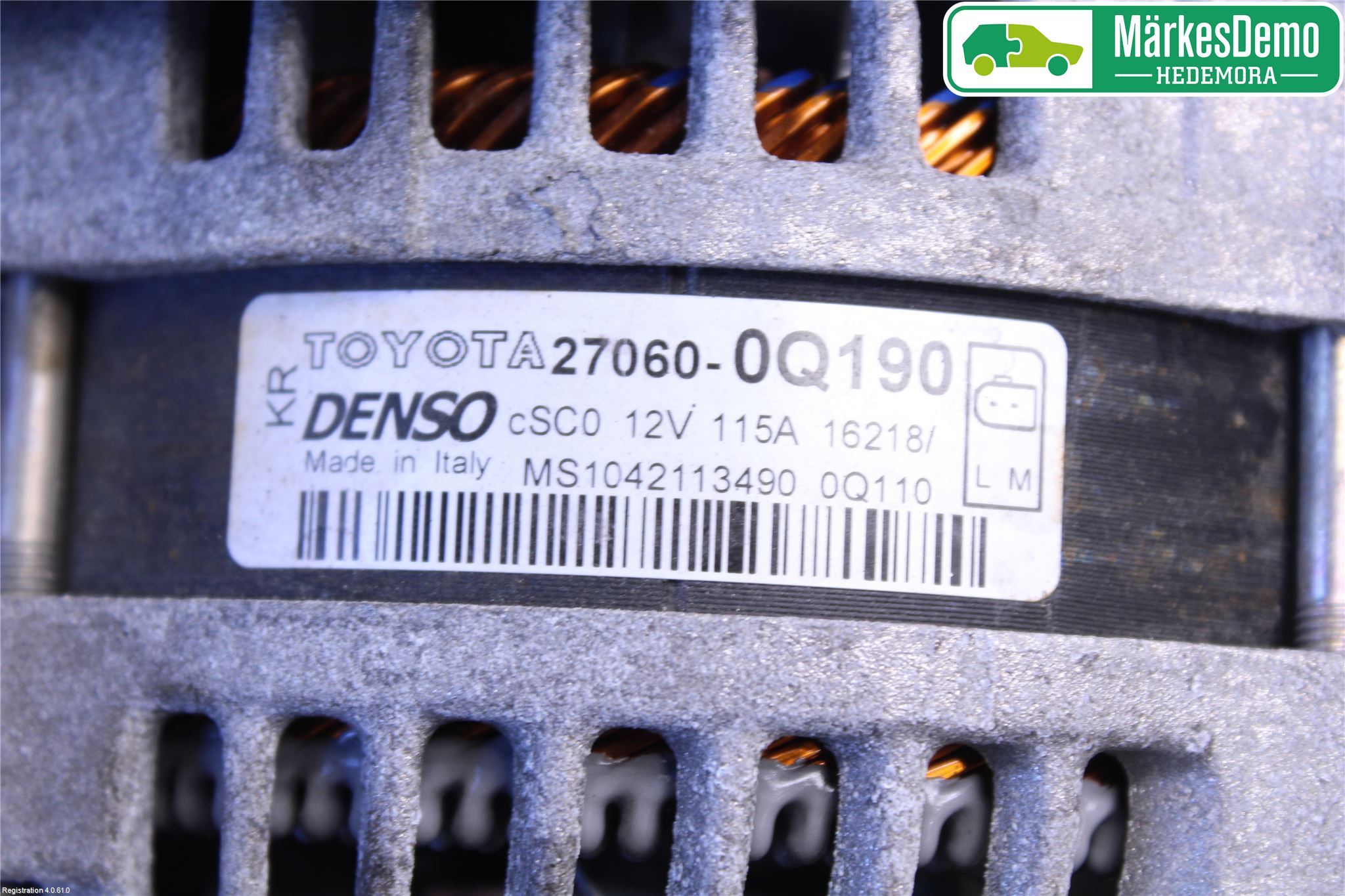 Toyota AYGO 15-21 Generator