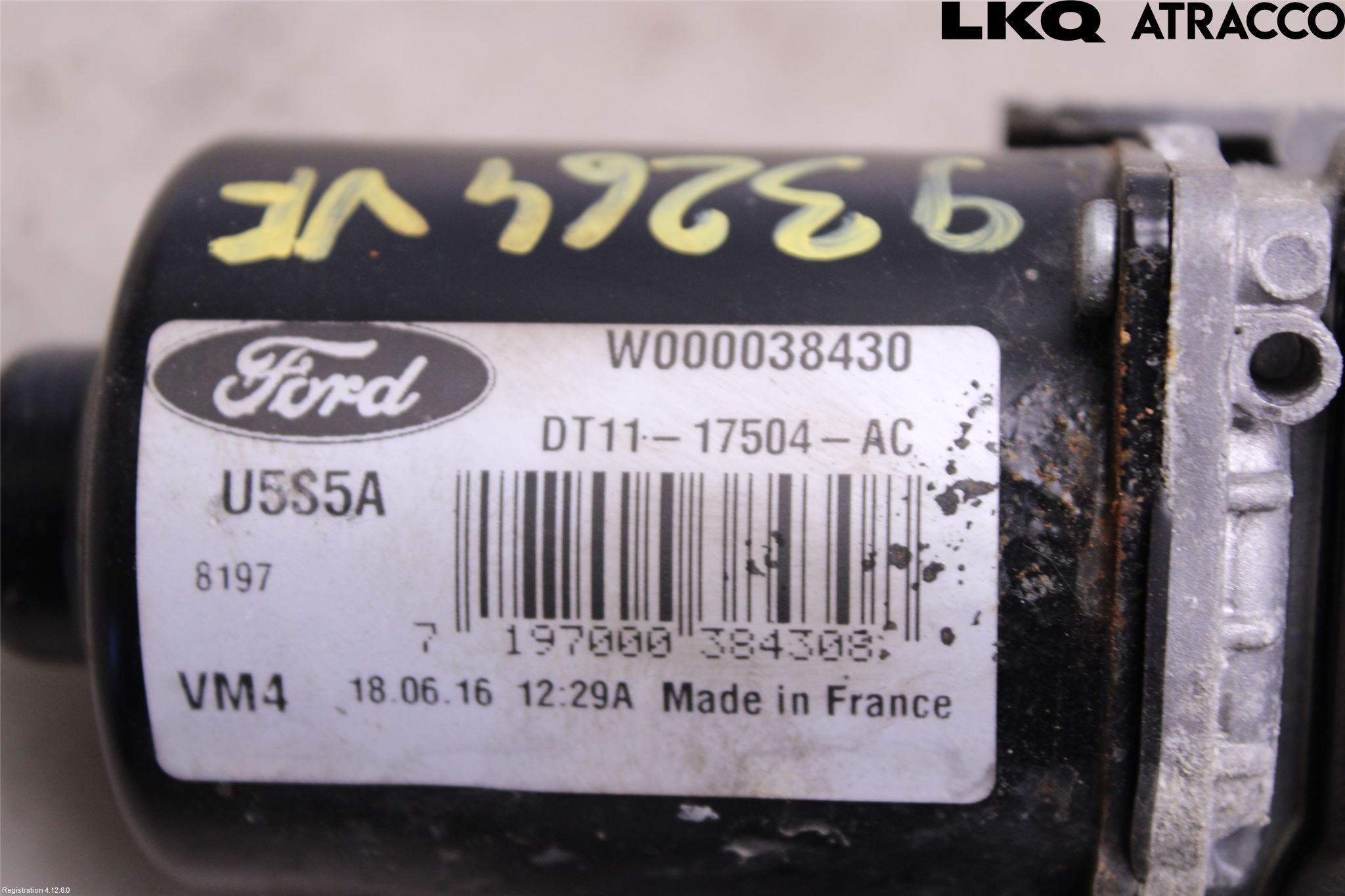 Ford TRANSIT/TOURNEO CONNECT 13-22 Torkarmotor Vindruta