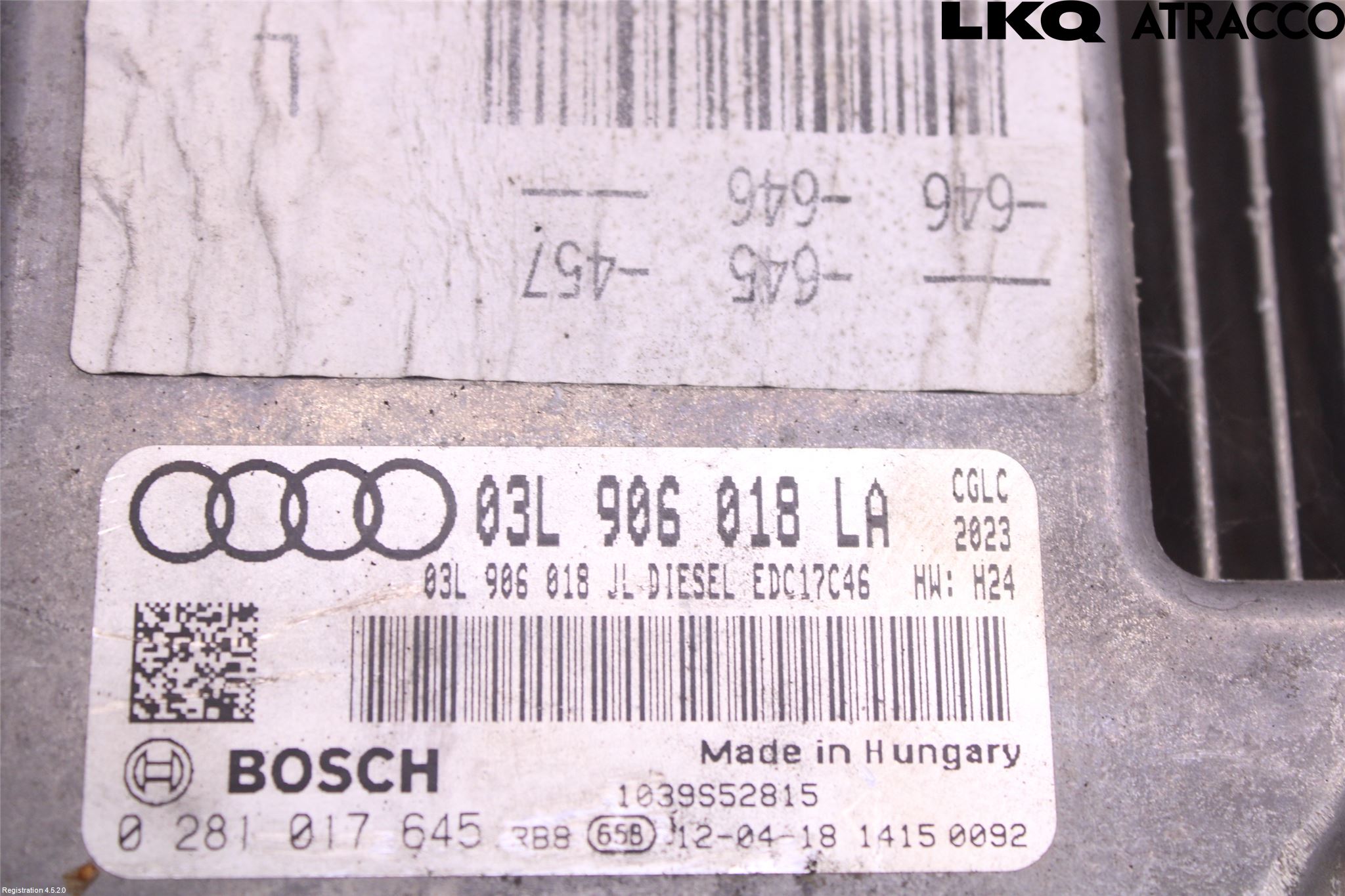 Audi A6/S6 4G 11-18 Styrenhet Inspump Diesel