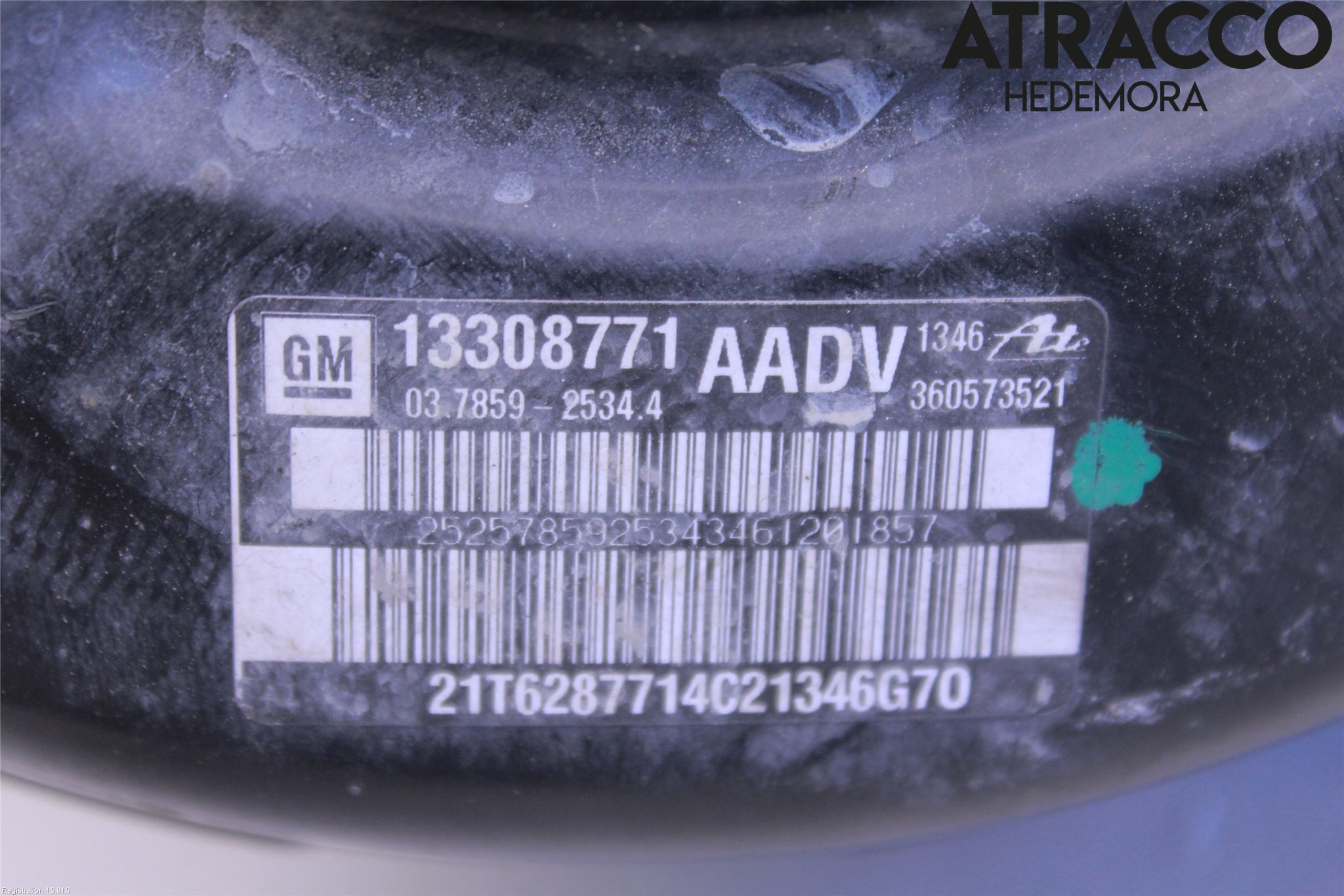 Opel ZAFIRA C 12-19 Bromsservo