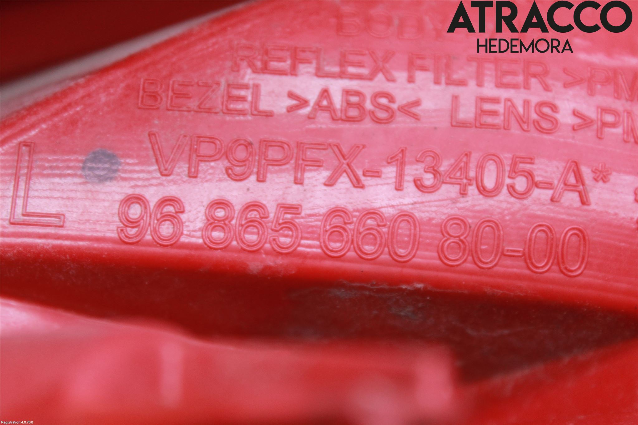 Peugeot 207 Bakljus Vänster