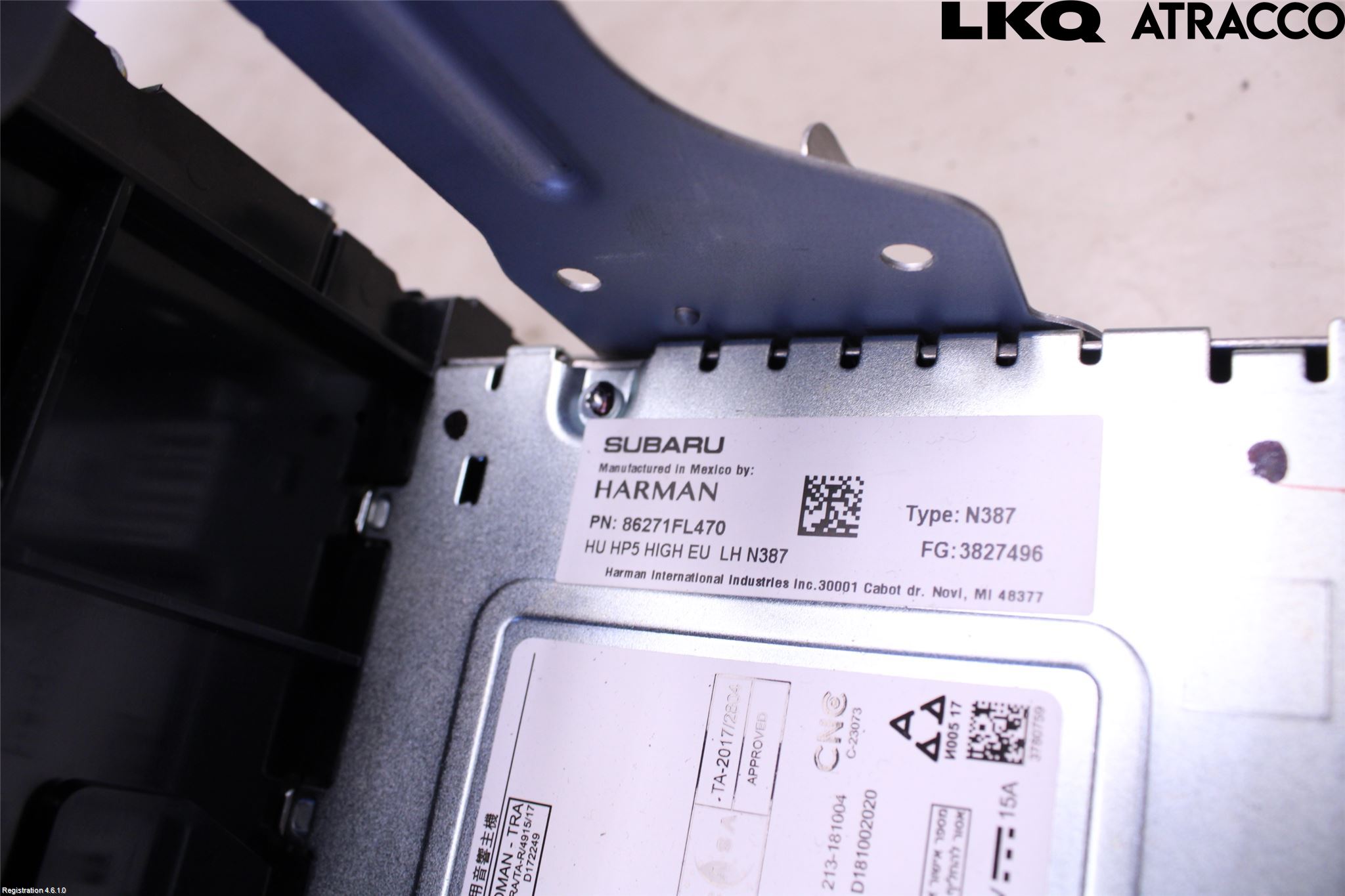Subaru XV 18-22 Cd Radio - Multimediapanel