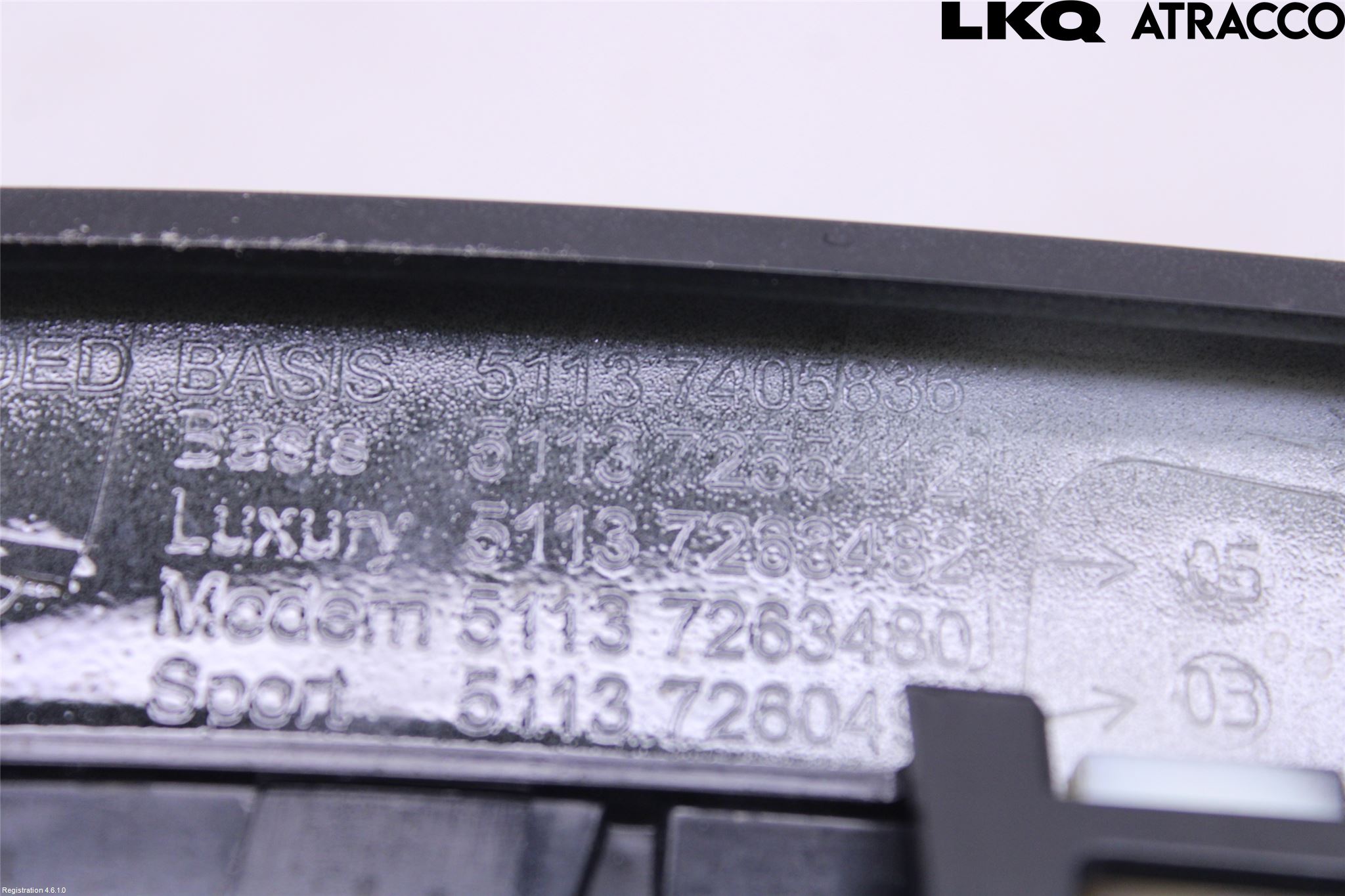 BMW 3 F30/F31/F80 12-19 Grilldel Höger
