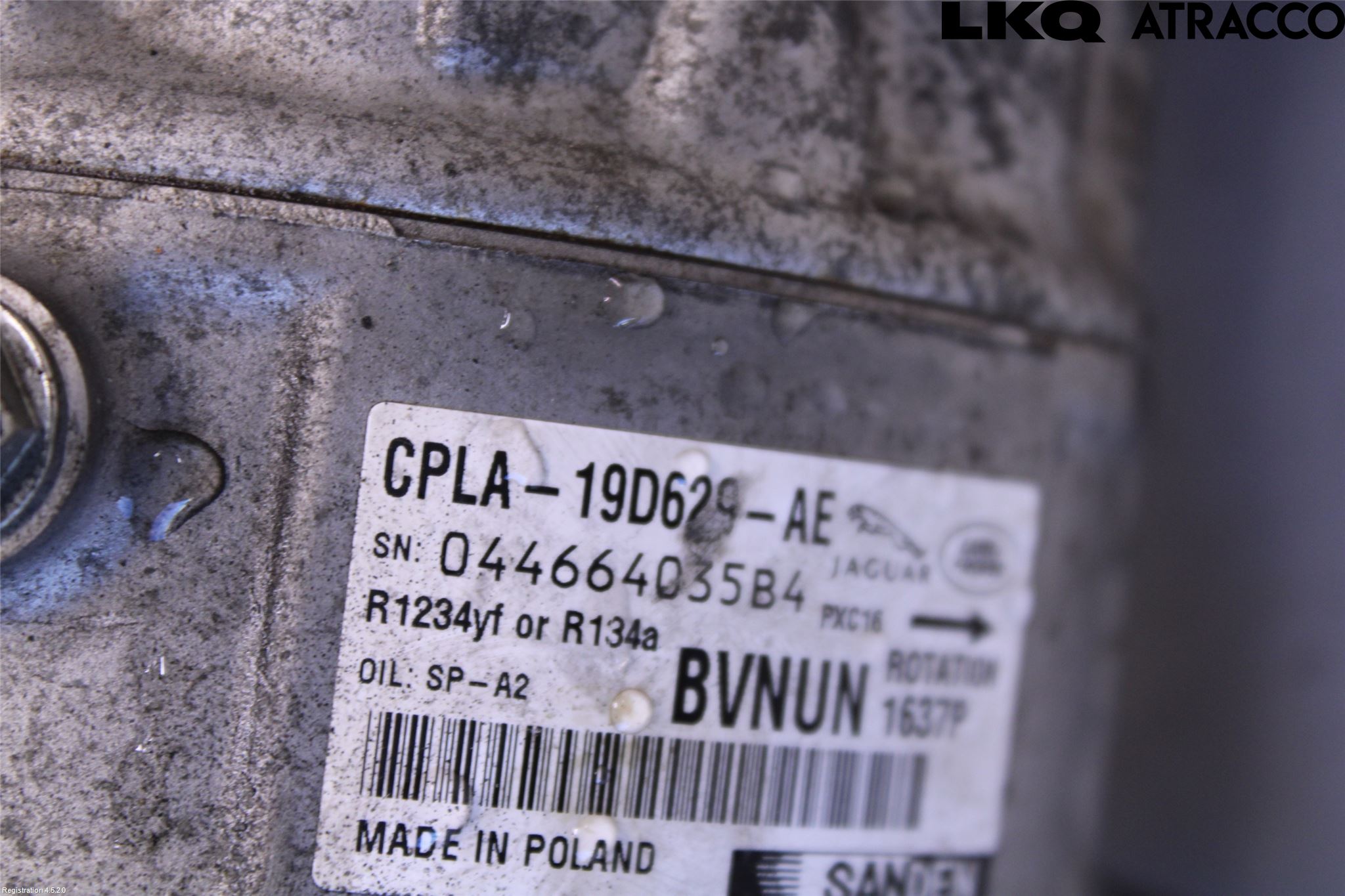 Landrover RANGE ROVER SPORT (L494) 14-22 Ac Kompressor