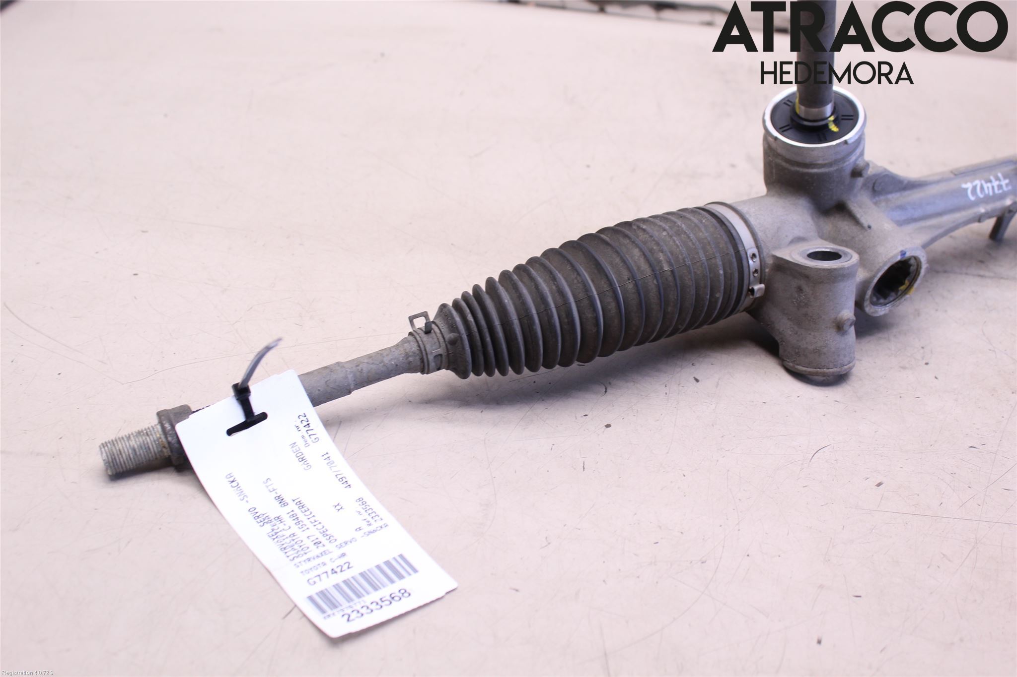 Toyota C-HR 16-23 Styrväxel Servo -Snäcka