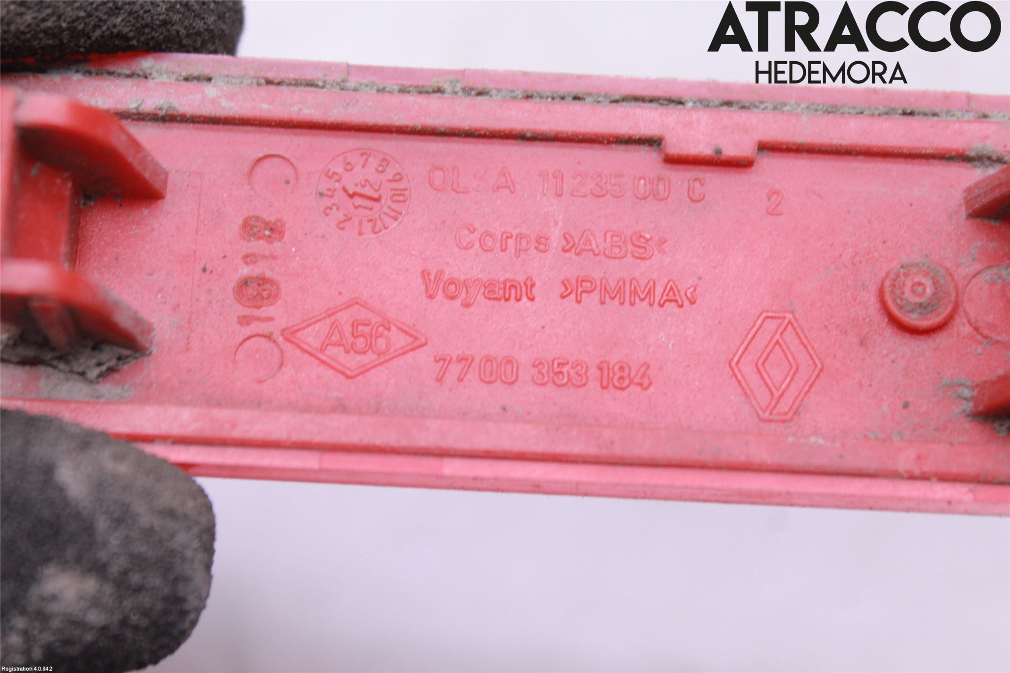 Opel VIVARO 01-14 Dimljus/Reflex Bak