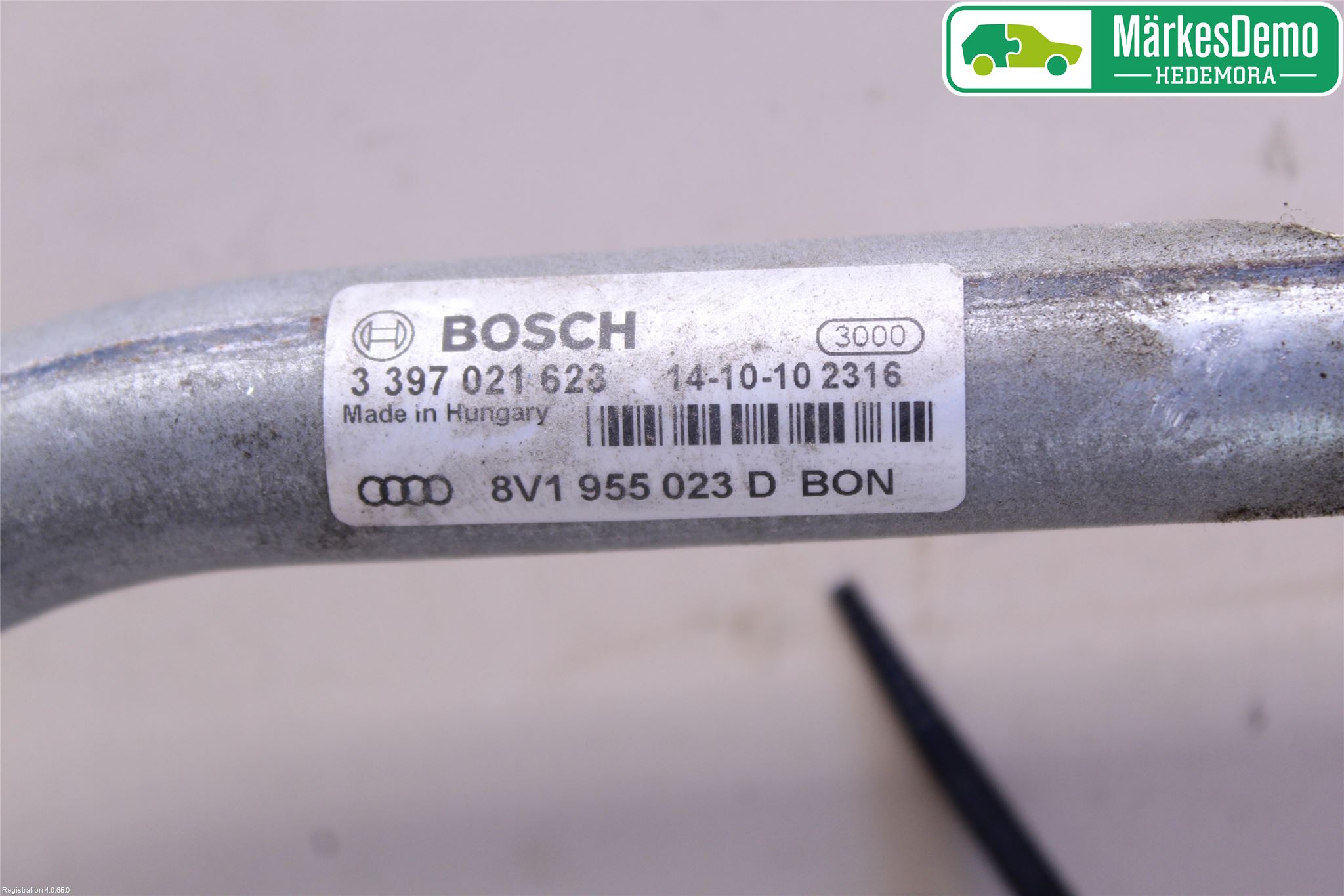 Audi A3/S3 8V 13-20 Torkarmekanism Vindruta