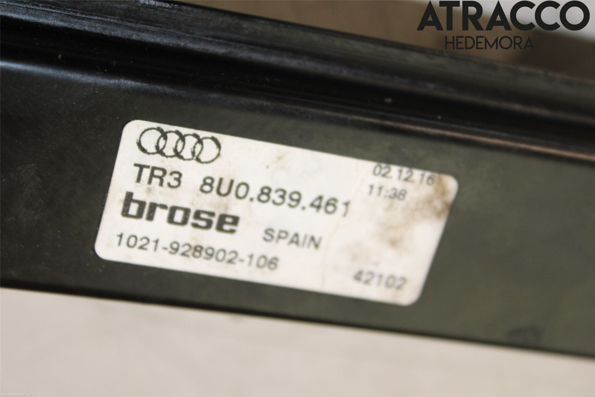 Audi Q3 8U 12-18 Fönsterhiss El Kompl