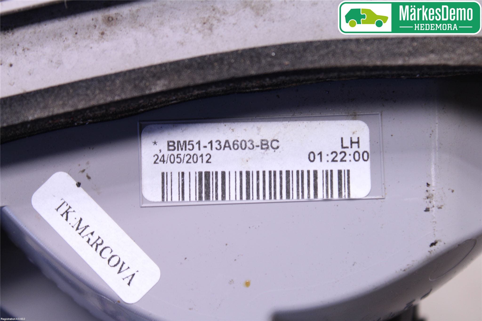 Ford FOCUS 11-14 Bakljus Lucka Vä