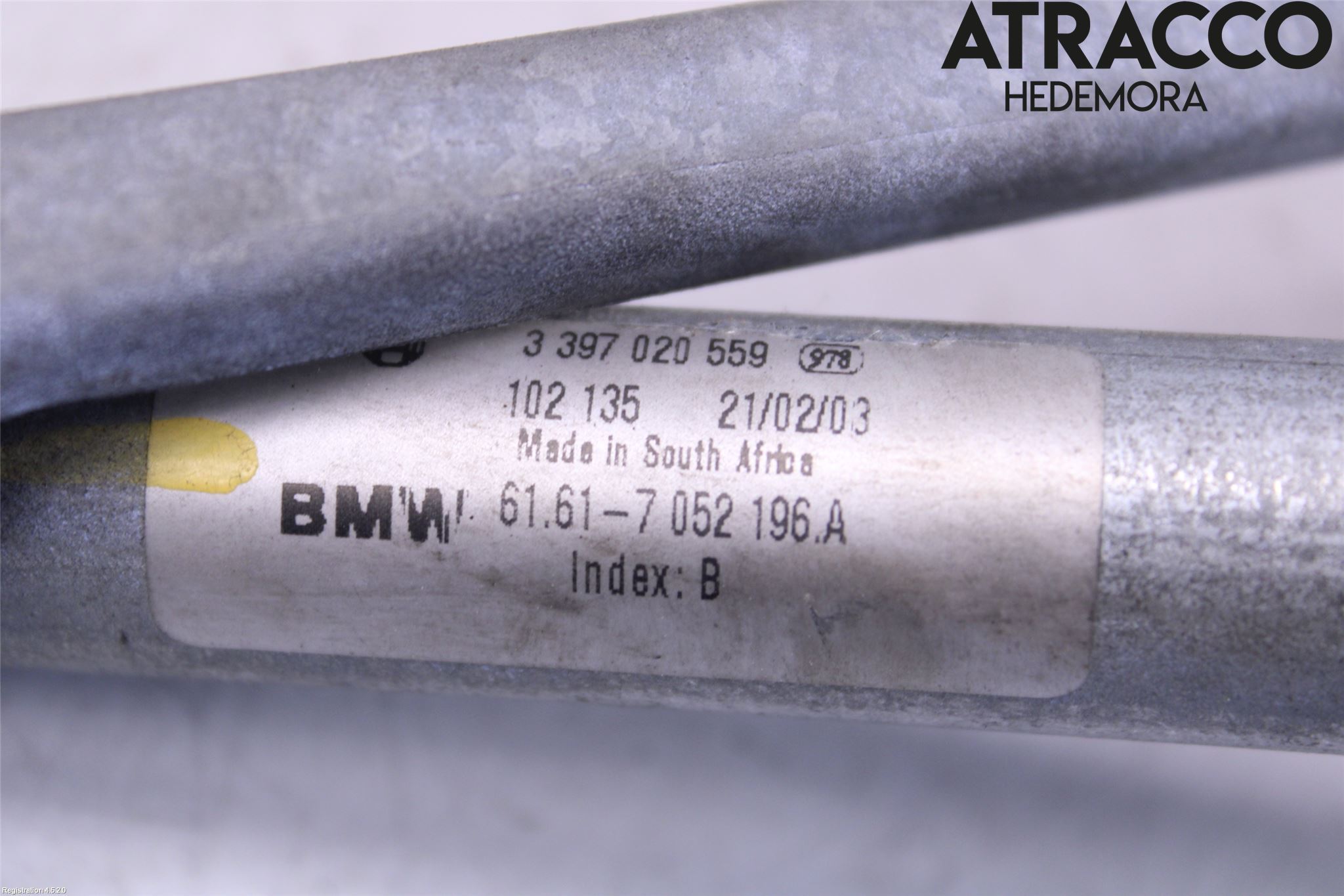 BMW 3 E46      98-05 Torkarmekanism Vindruta