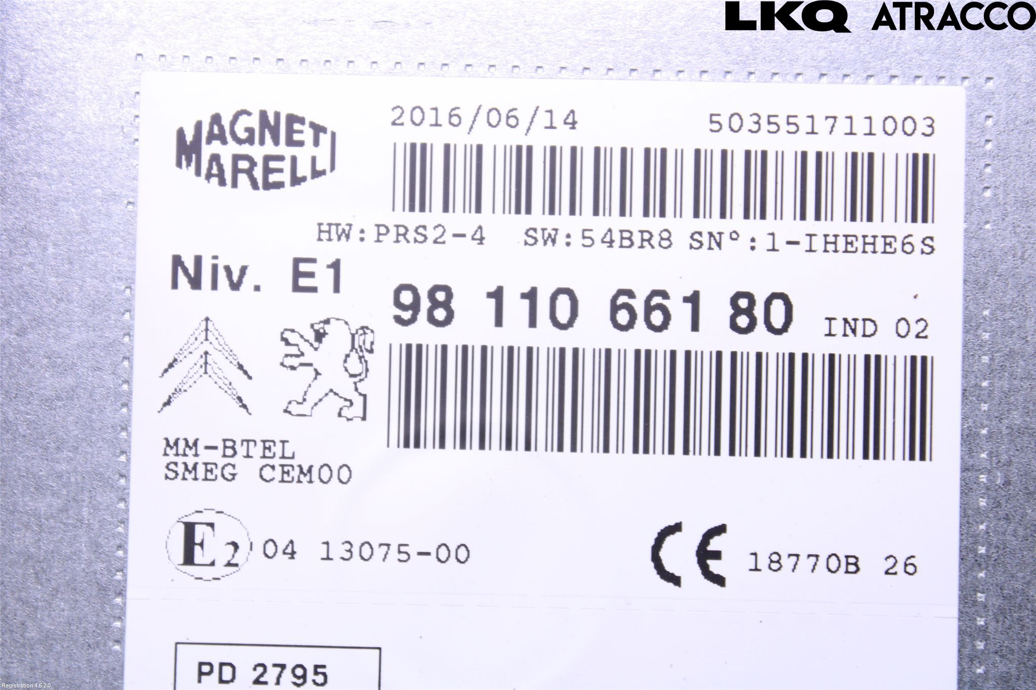 Peugeot 2008 13-20 Cd Radio - Multimediapanel
