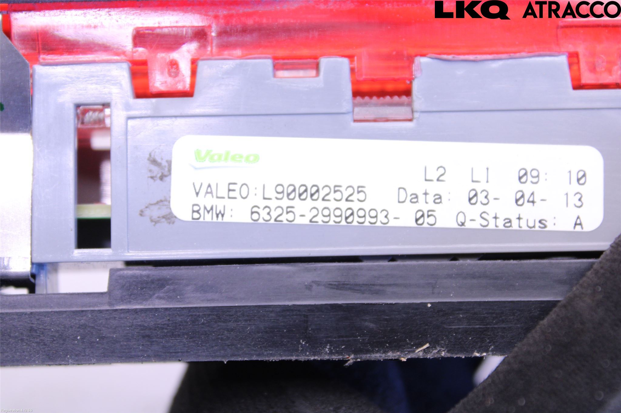 BMW X1 E84 10-15 Bromsljus Bakruta