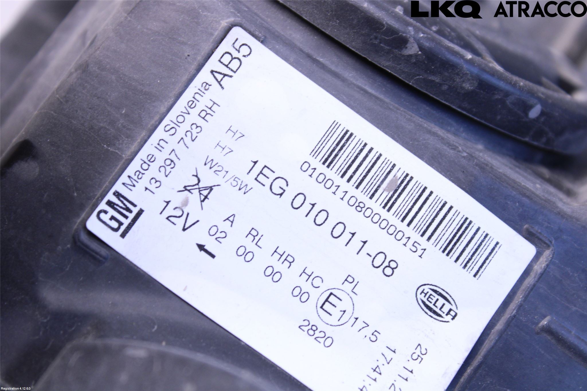 Opel ASTRA J 10-15 Strålkastare Höger