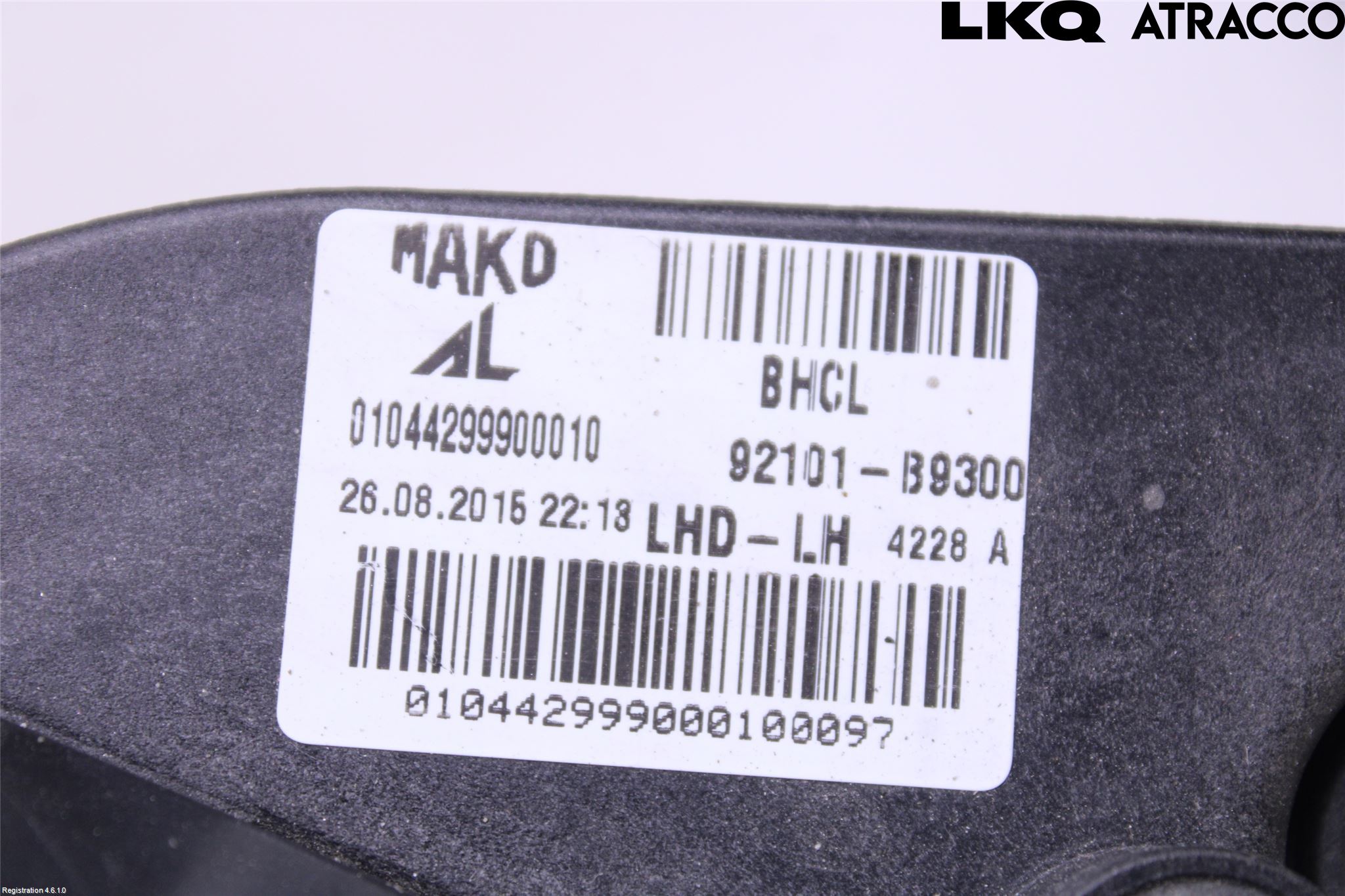 Hyundai i10 BA 14-16 Strålkastare Vänster