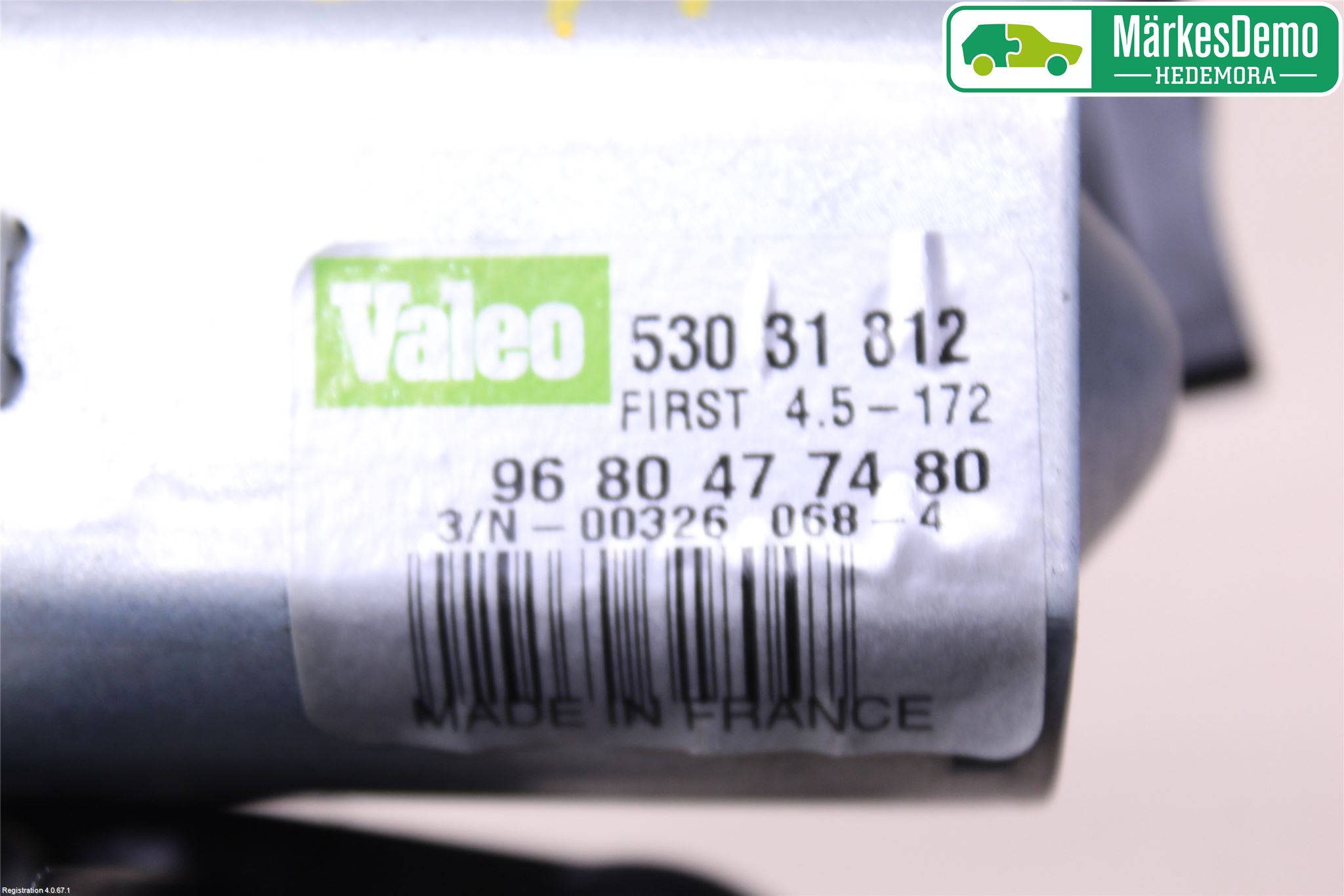 Citroen C4 II 11-18 Torkarmotor Baklucka