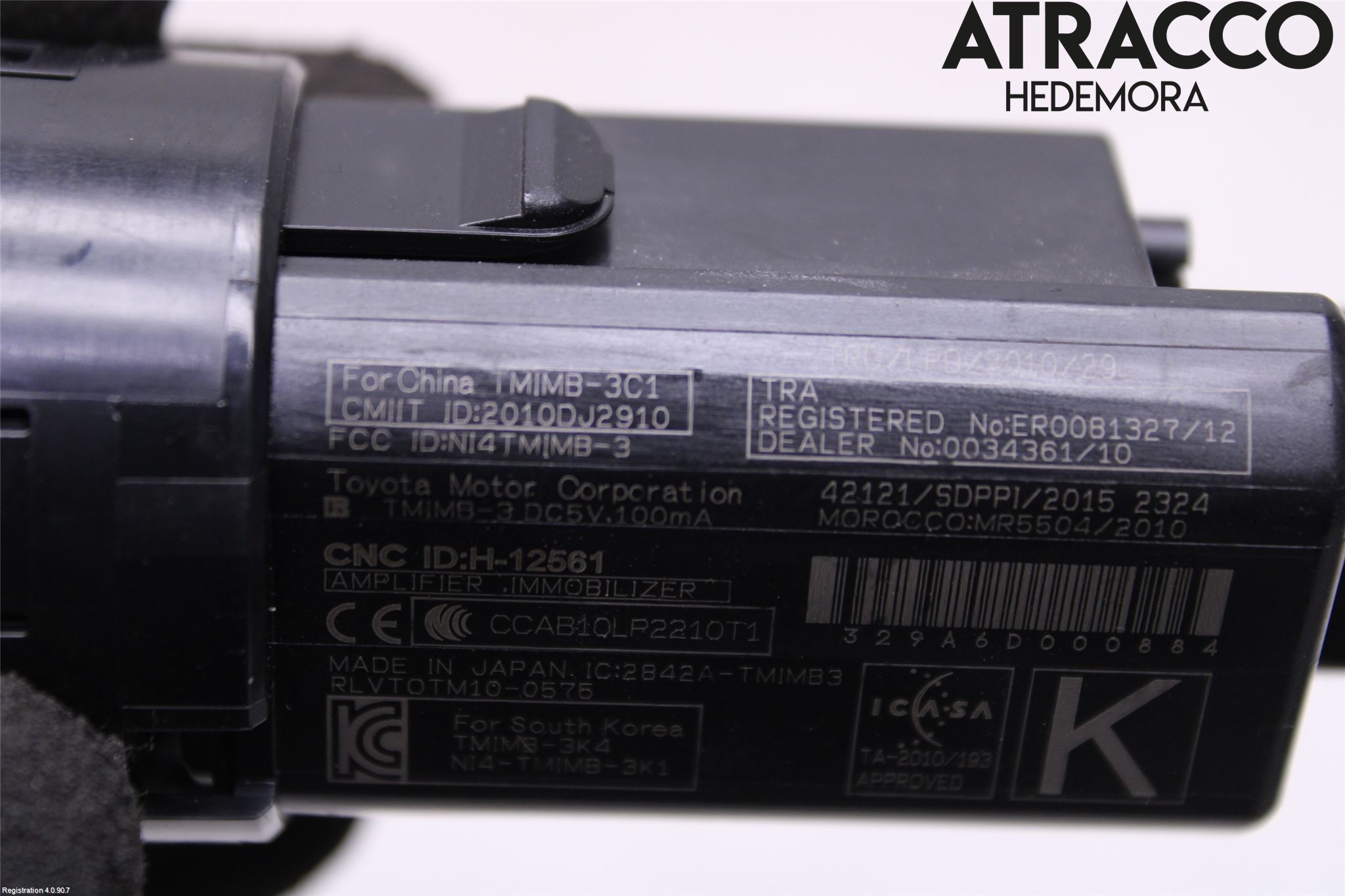 Toyota AURIS 13-19 Startknapp Personbil