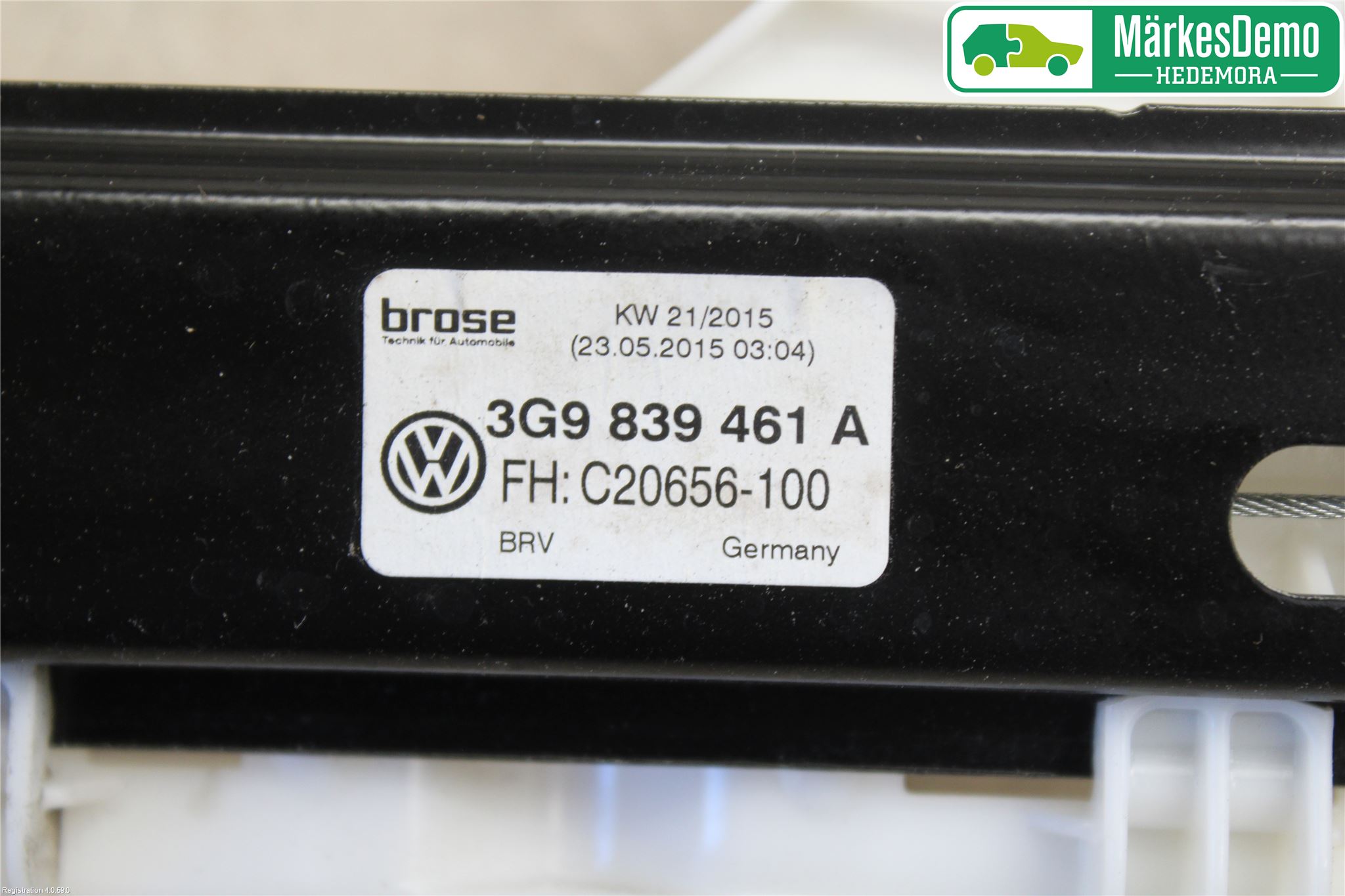 Volkswagen VW PASSAT 15-19 Fönsterhiss El Kompl