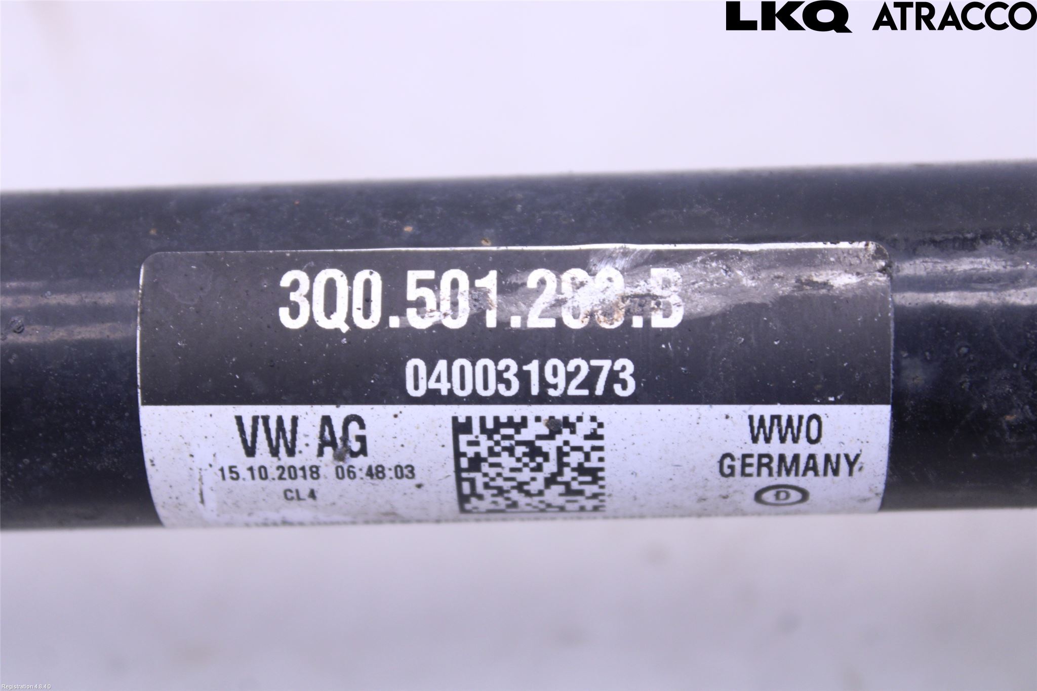 Volkswagen VW TIGUAN 16-24 Drivaxel Bak Vänster