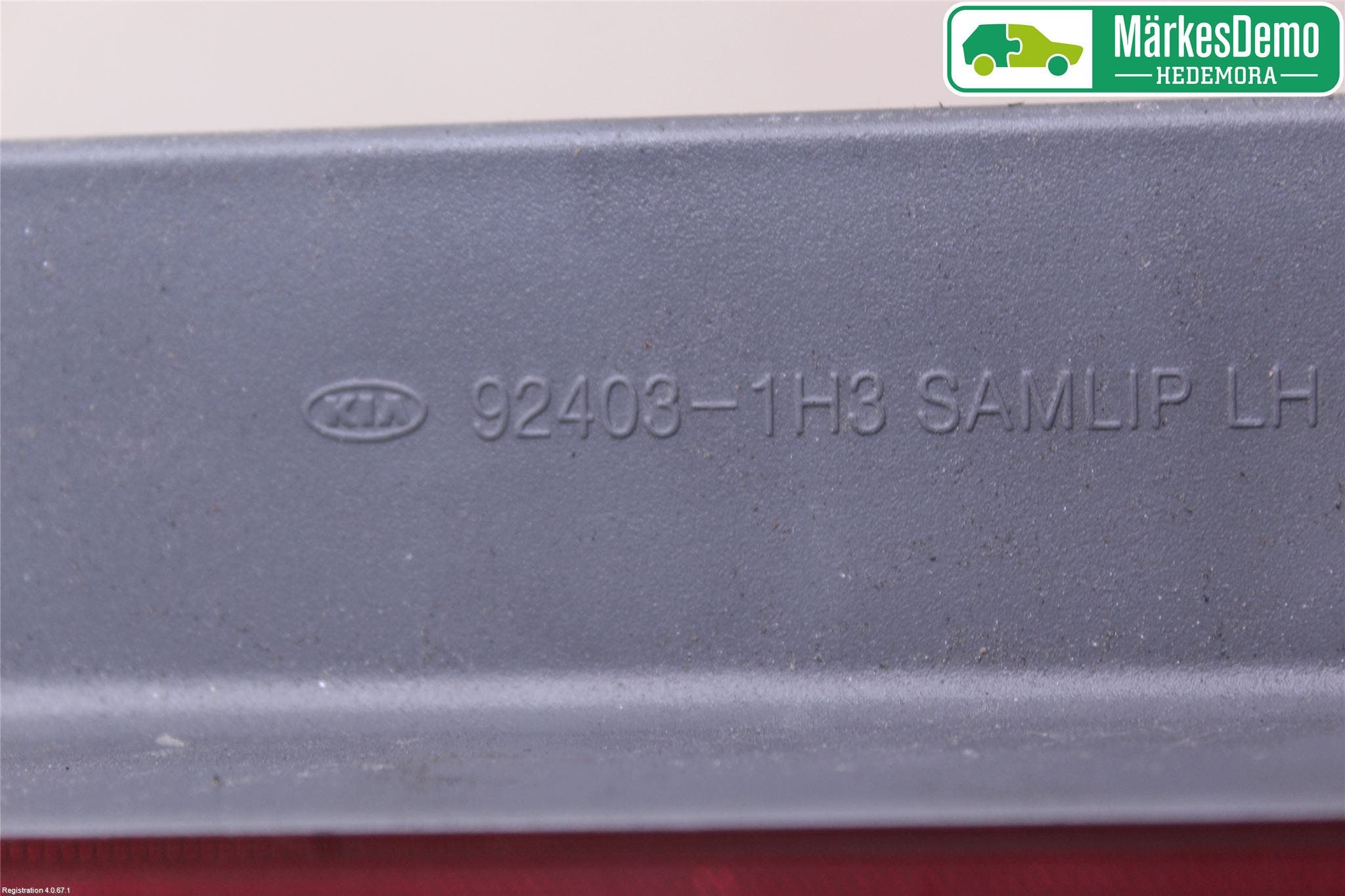 Kia CEED 06-12 Bakljus Vänster