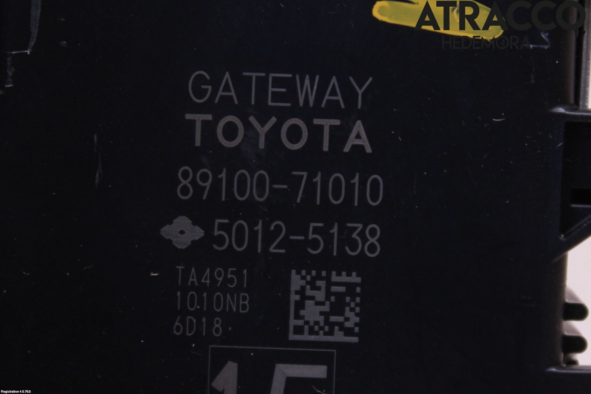 Toyota HILUX 16- Styrenhet Övrigt