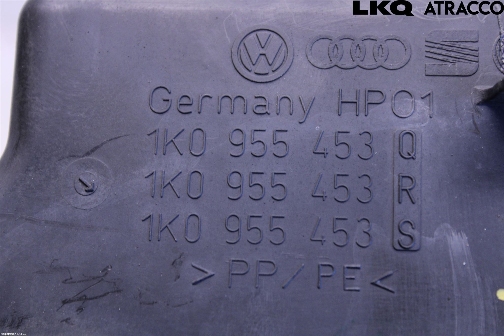 Volkswagen VW GOLF VI 09-13 Spolartank Vindruta-Strål