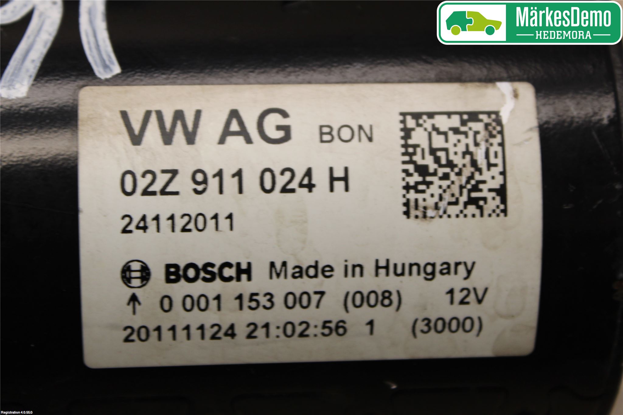 Volkswagen VW GOLF VI 09-13 Startmotor Diesel