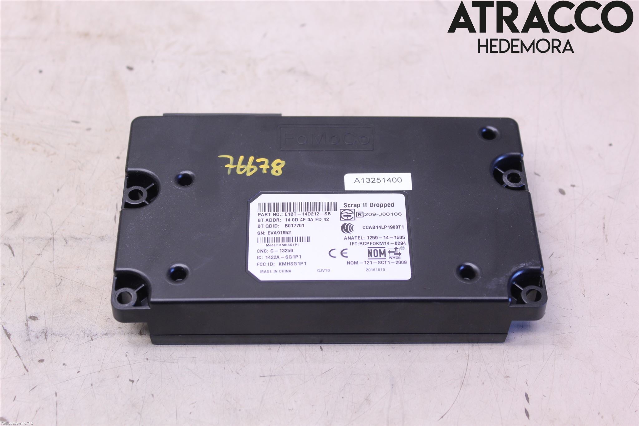 Ford KUGA 13-16 Styrenhet Multimedia