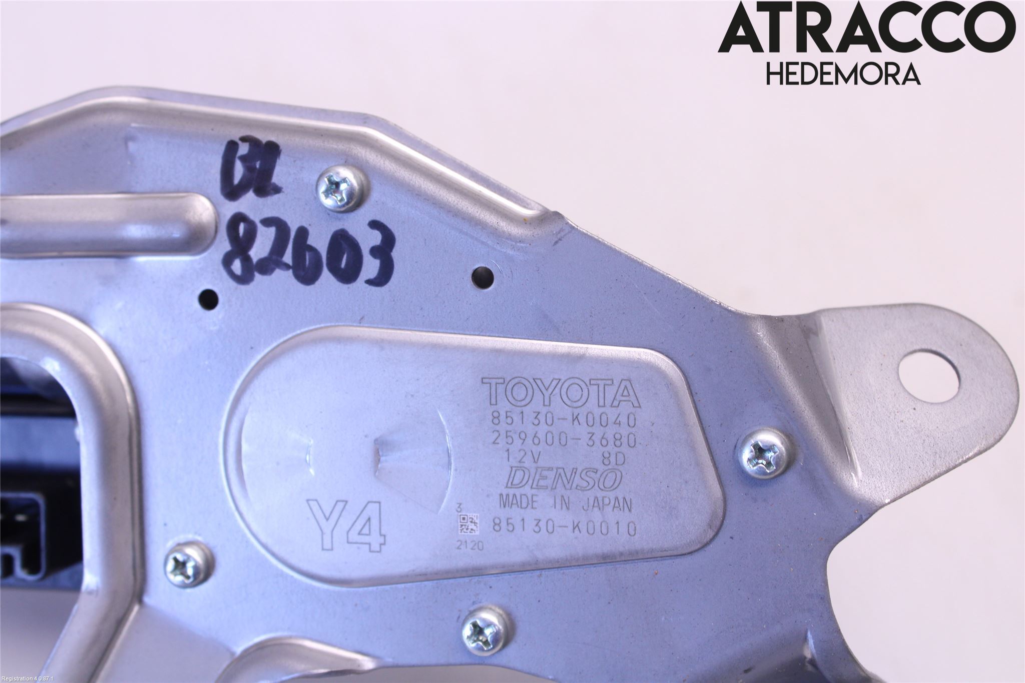 Toyota YARIS XP21 20- Torkarmotor Baklucka