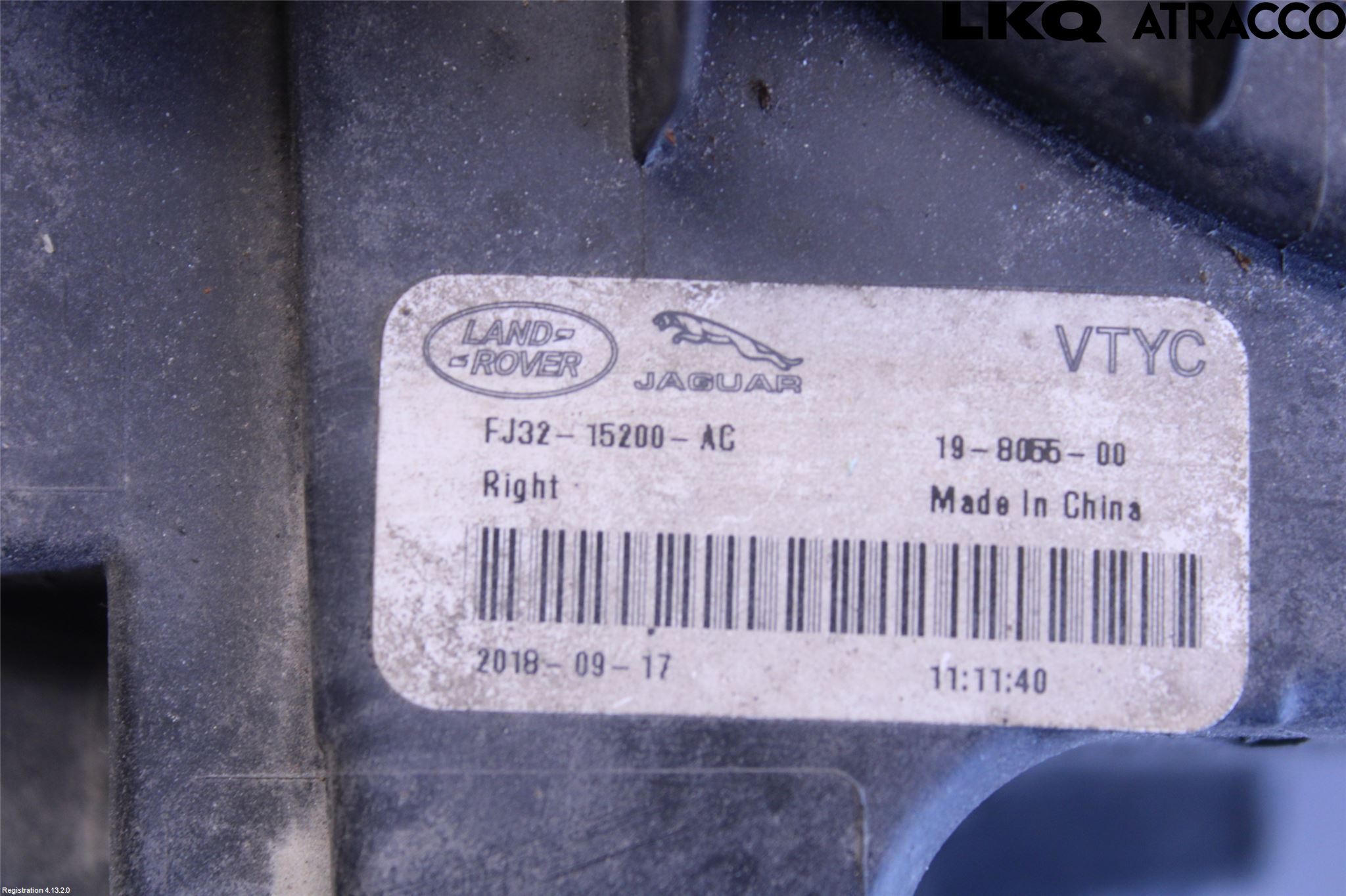 Landrover LAND ROVER RANGE ROVER EVOQUE (L538) 11-18 Dimljus-Varselljus Fram