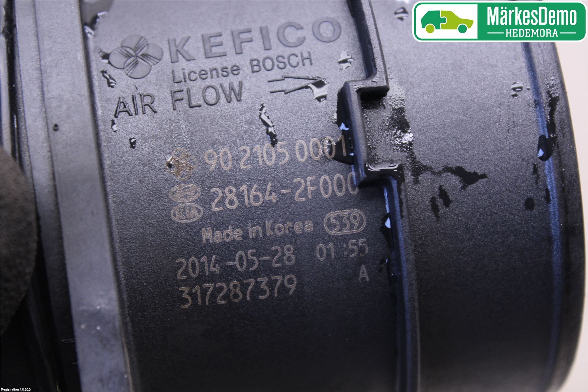 Kia SORENTO 10-14 Injluftmassamätare