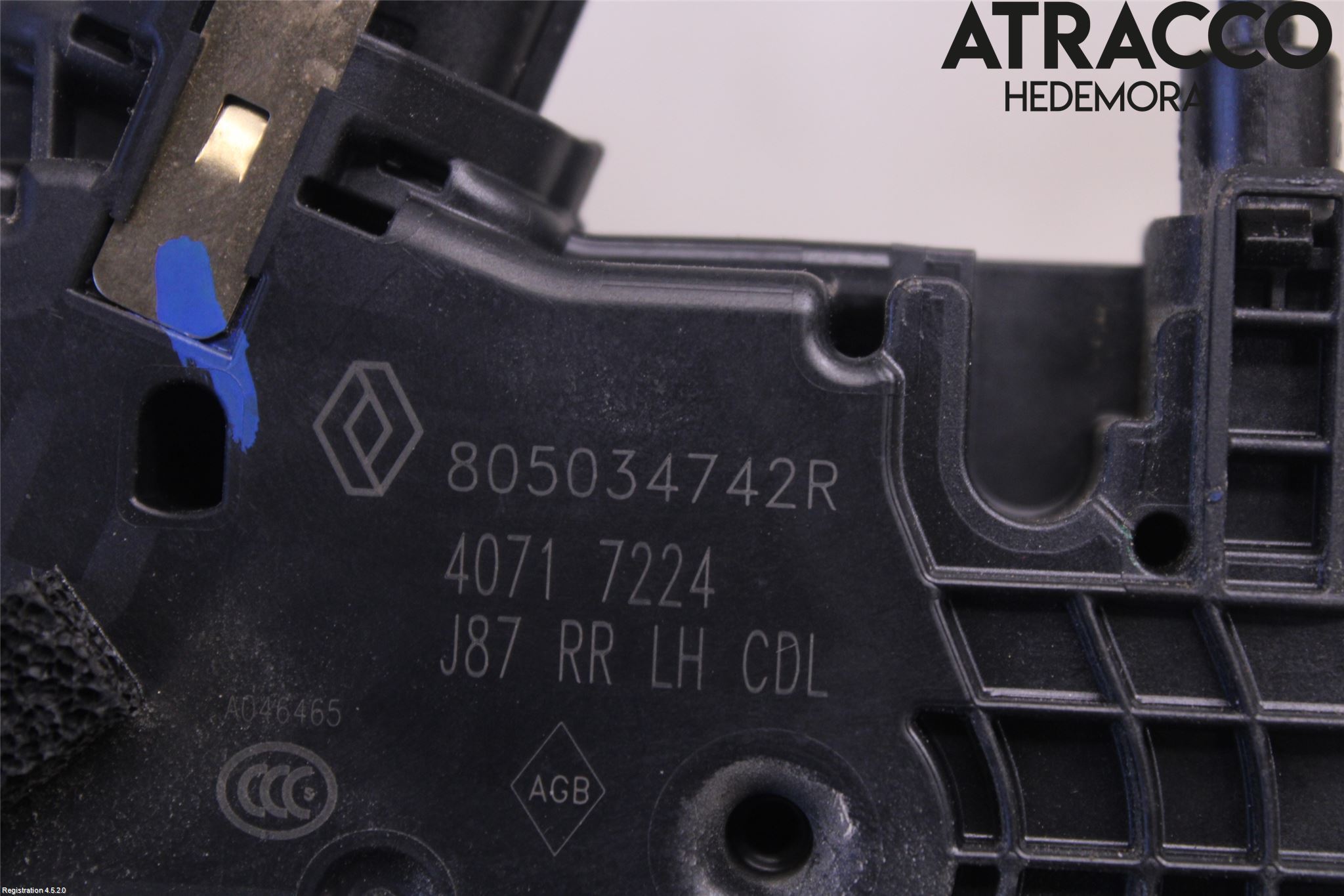 Renault CAPTUR 13-19 Låskista-Dörrlås