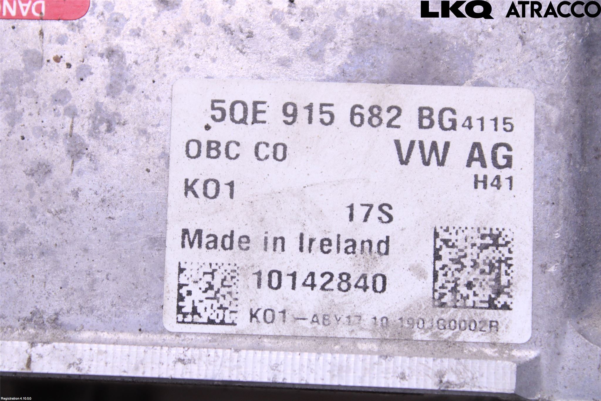 Volkswagen VW GOLF / E-GOLF VII 13-20 Batteriladdare Högspänning