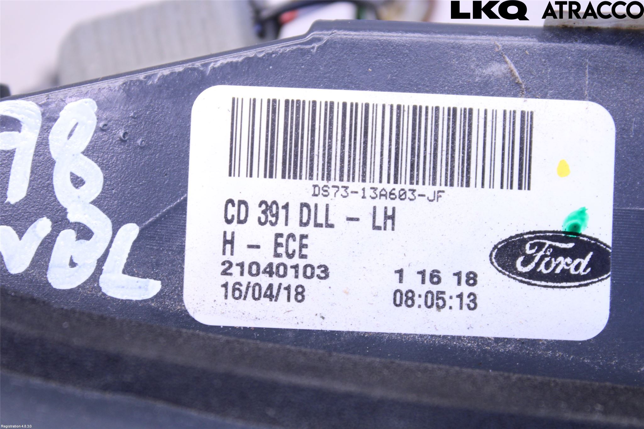 Ford MONDEO 15-22 Bakljus Lucka Vä