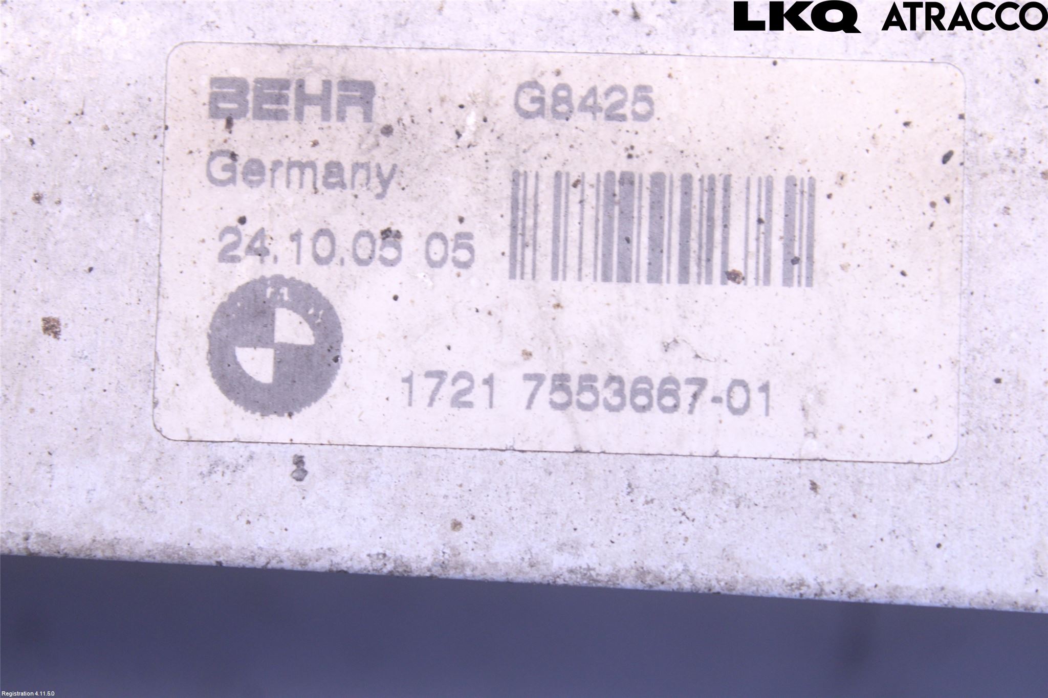 BMW 7 E65/66    00-08 Oljekylare Motor