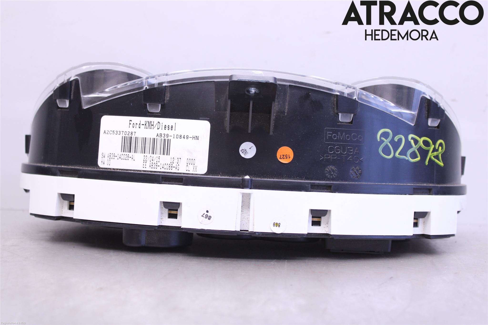 Ford RANGER EU 12-23 Instrument Komb