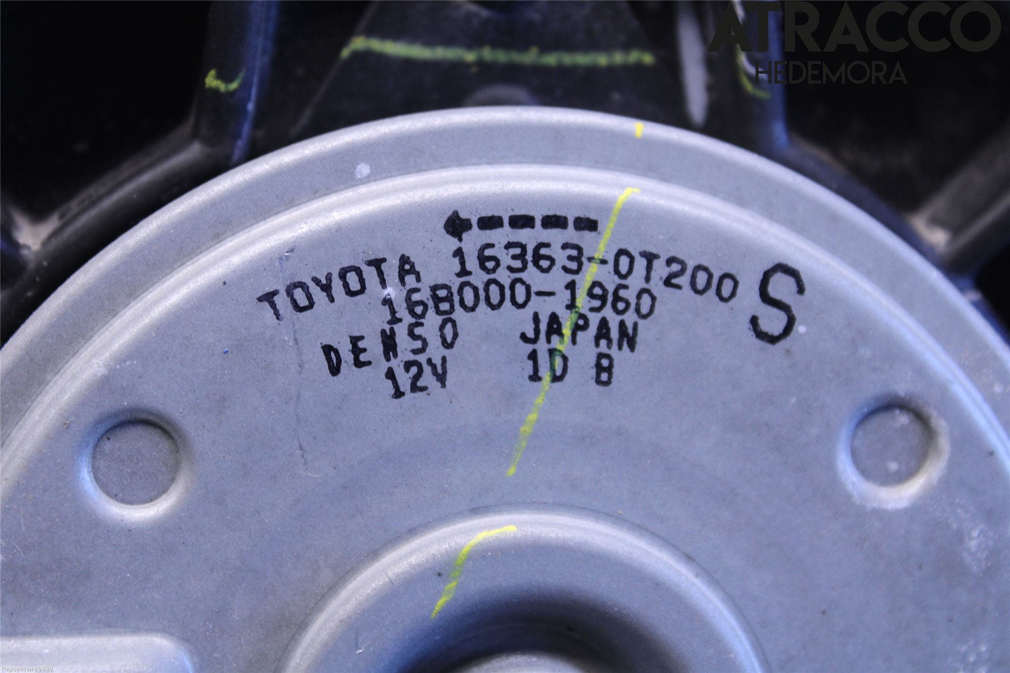 Toyota C-HR 16-23 Kylfläkt El