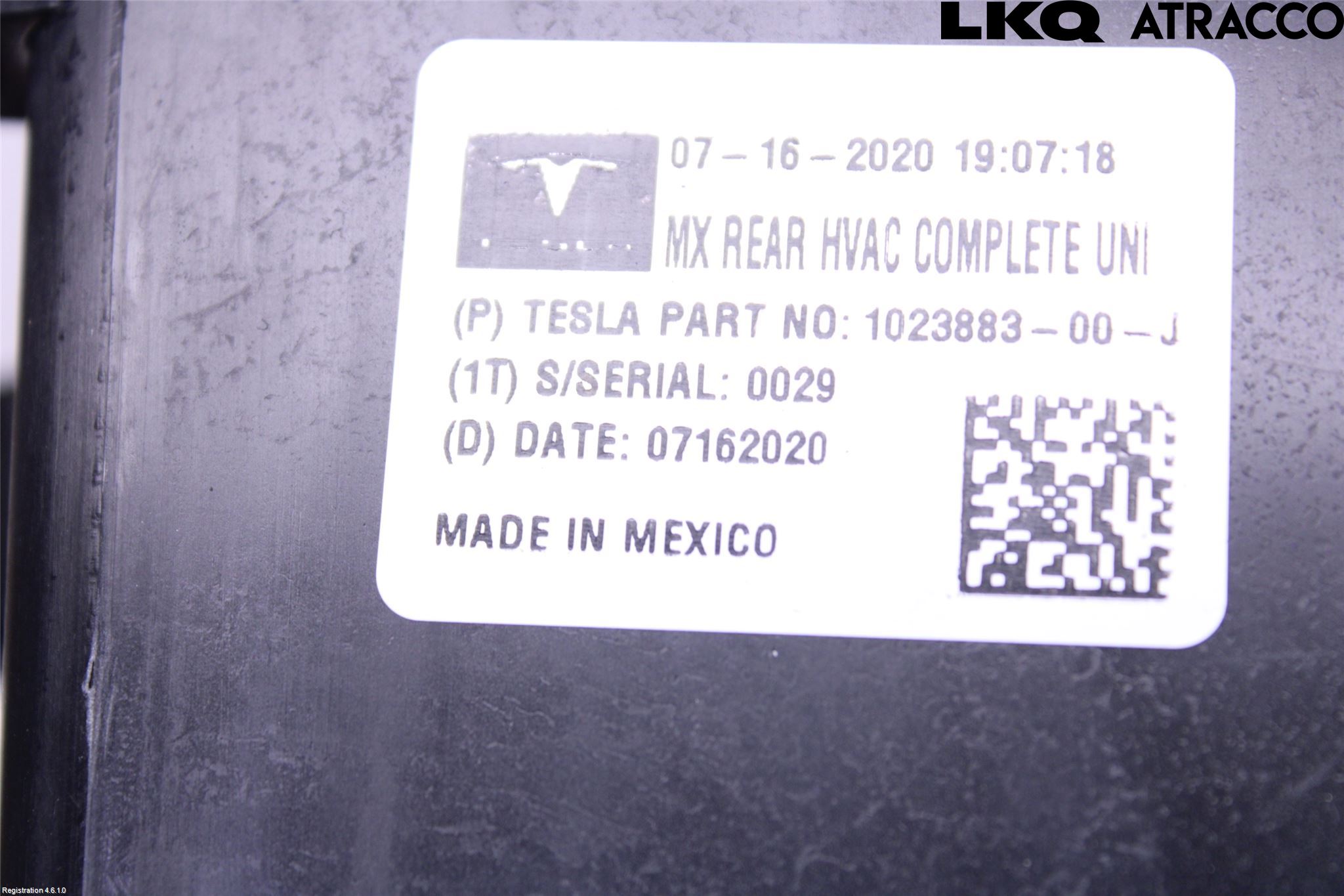 Tesla MODEL X 16- Värme Cellpaket Komp