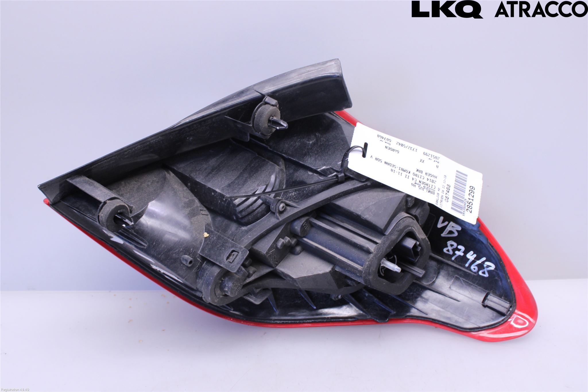 Citroen C4 II 11-18 Bakljus Vänster