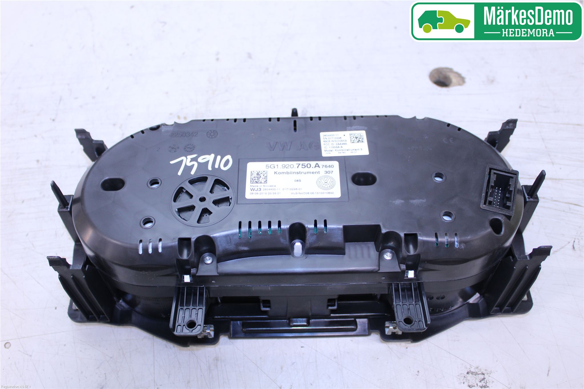 Volkswagen VW GOLF / E-GOLF VII 13-20 Instrument Komb
