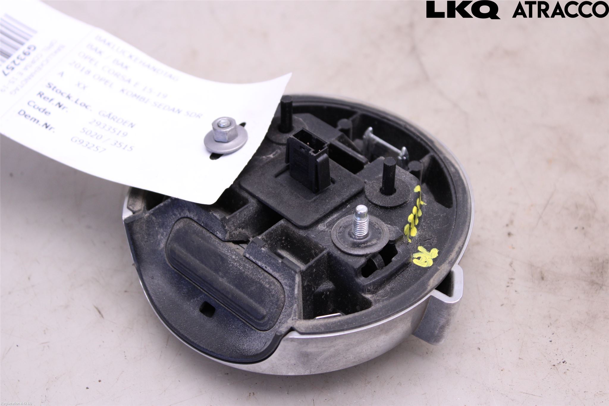 Opel CORSA E 15-19 Bakluckehandtag