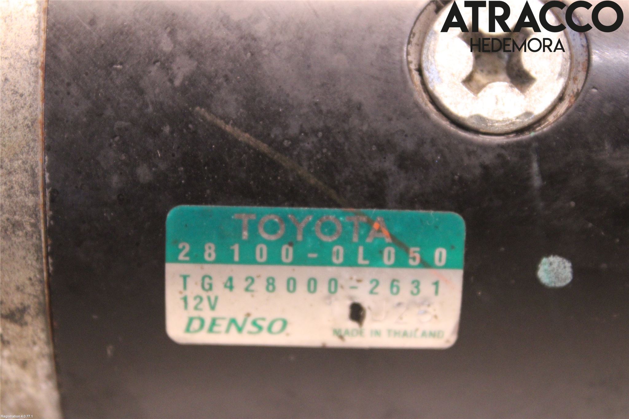 Toyota HILUX 05-16 Startmotor Diesel