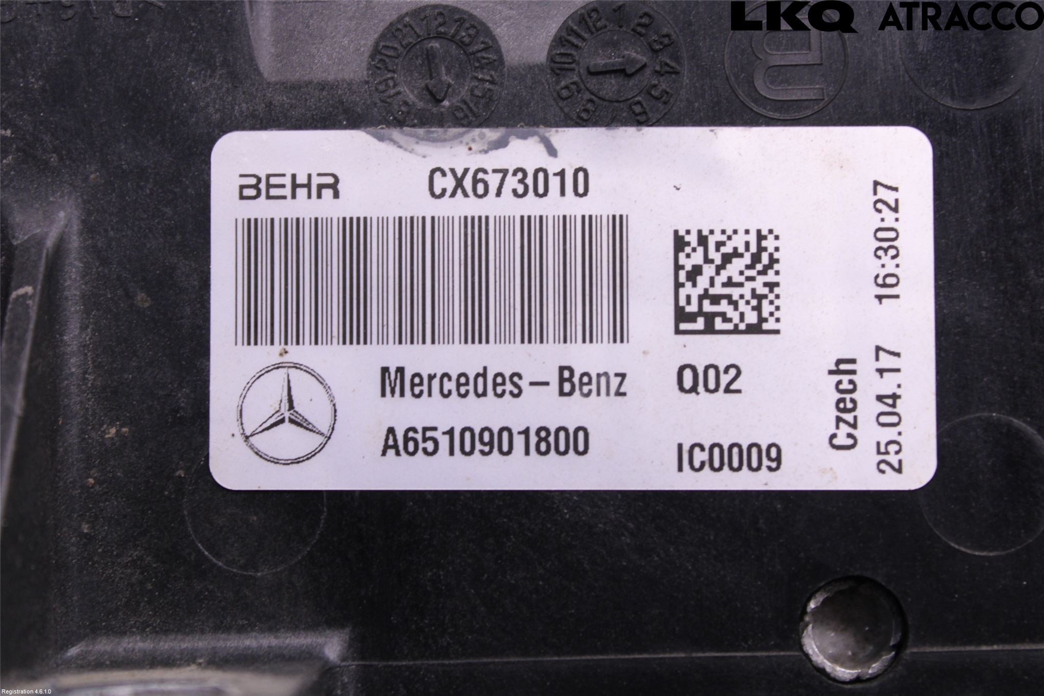 Mercedes-Benz MB C-KLASS (W205) 14-21 Laddluft-Intercooler Kyl