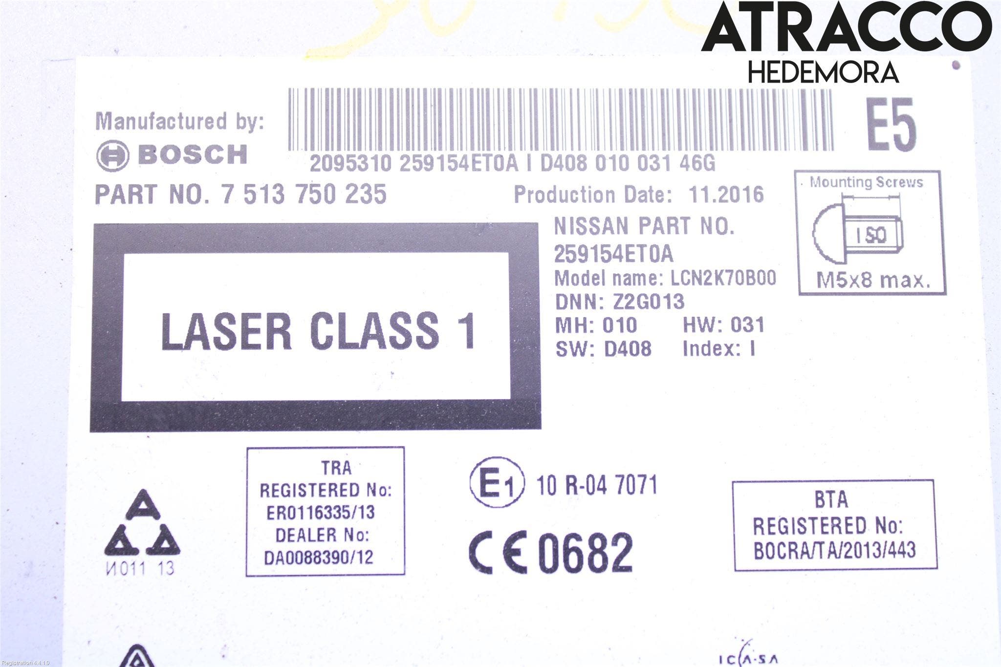 Nissan X-TRAIL 14-21 Radio