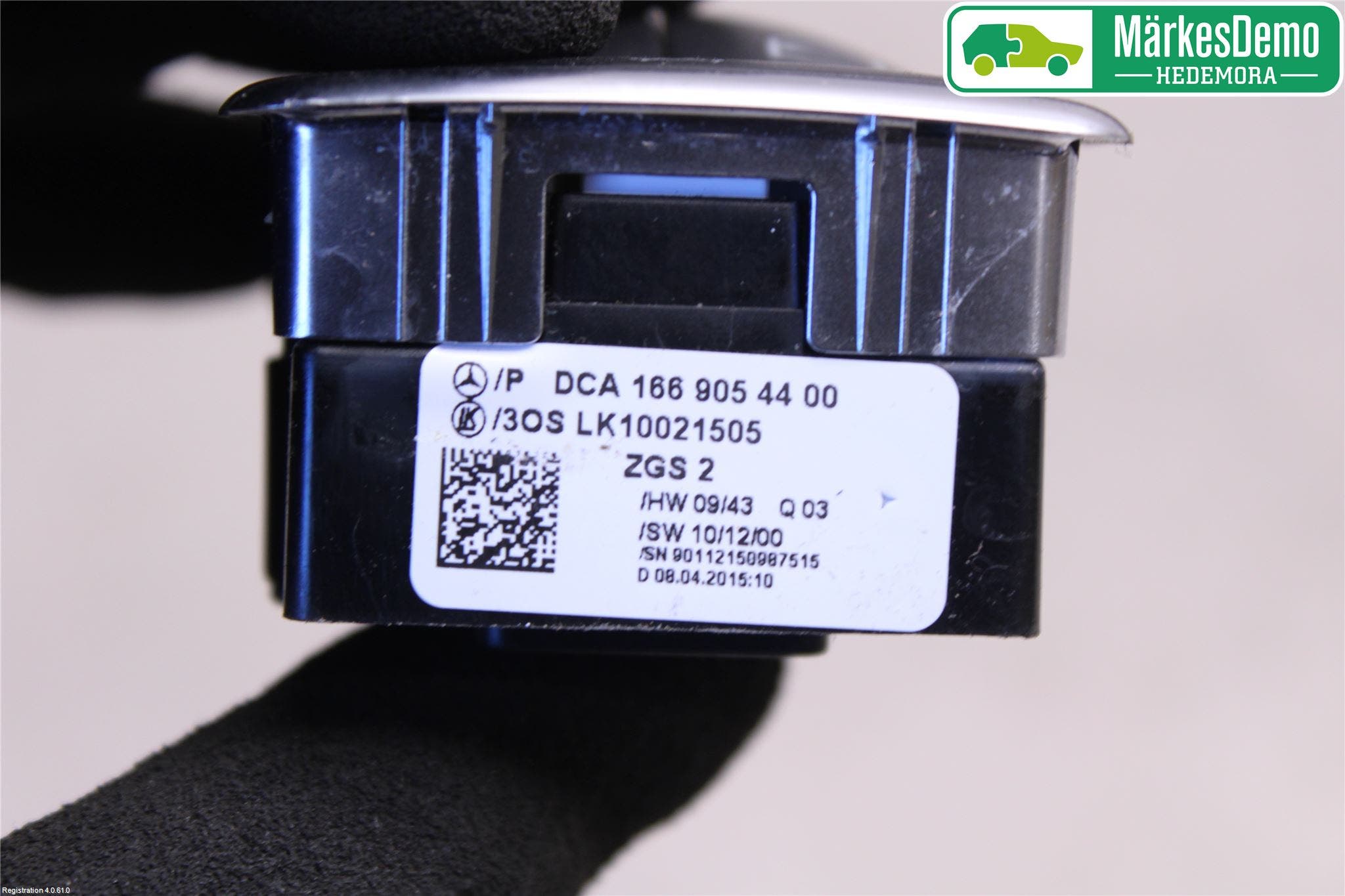 Mercedes-Benz MB ML/GLE-KLASS (W166) 12-18 Strömställare Elhiss