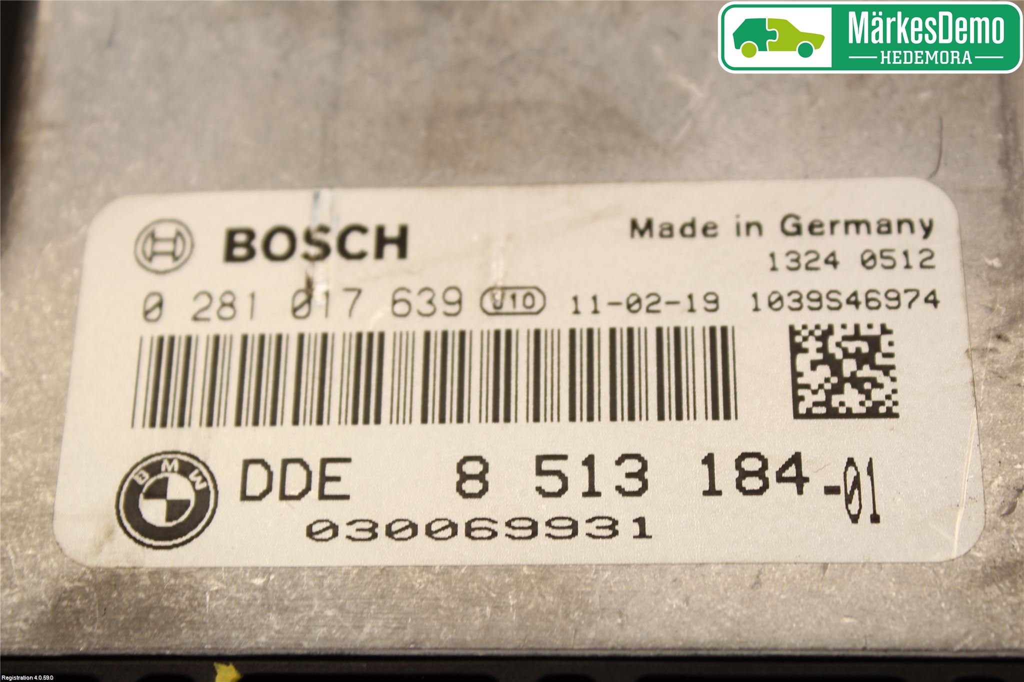 BMW X3 F25 10-17 Styrenhet Insprut Bensin