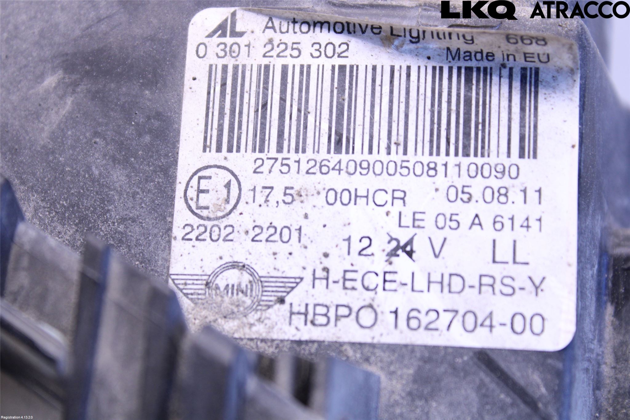 Mini COUPE R56 05-14 Strålkastare Höger